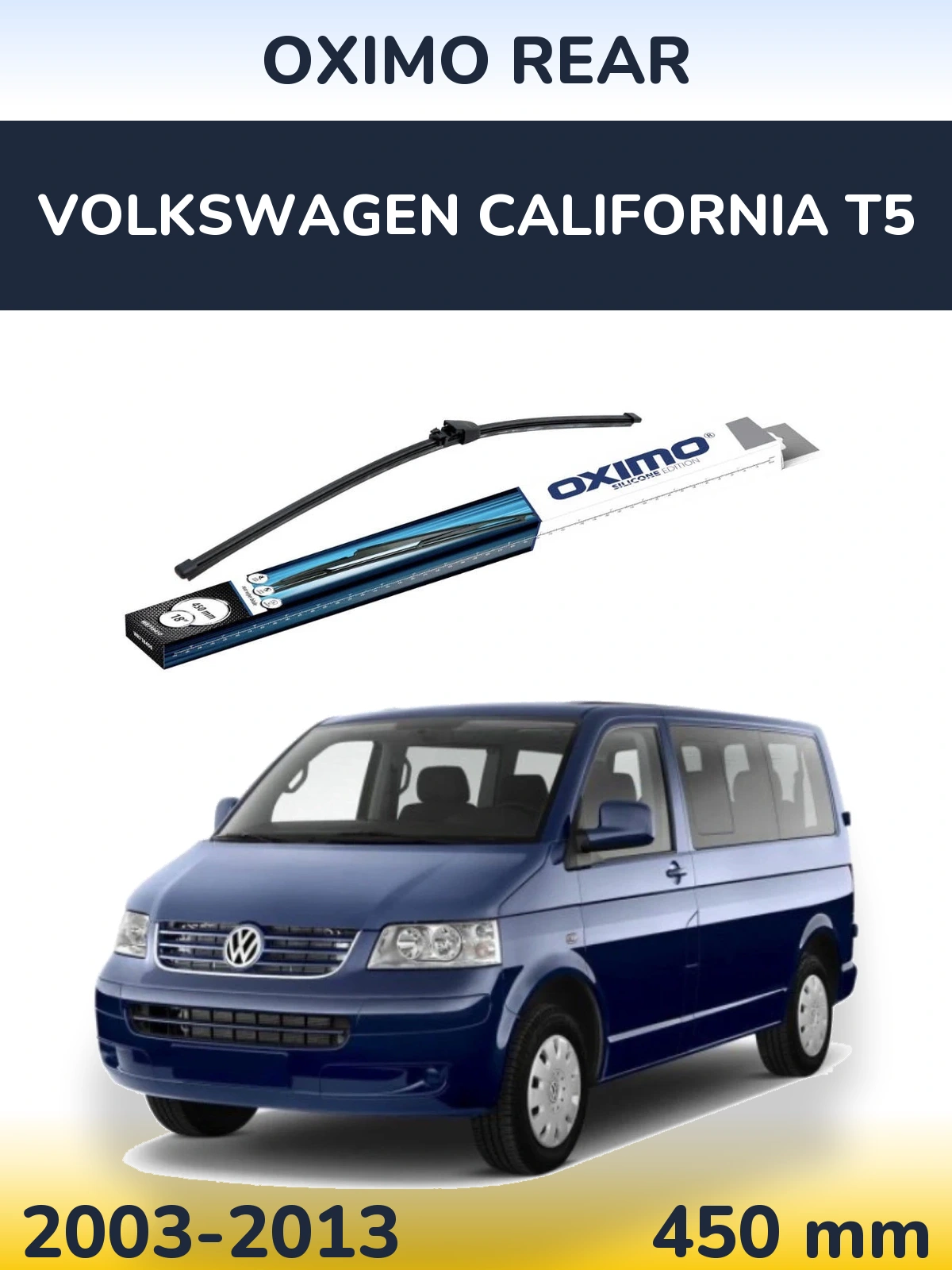 Torkarblad Oximo Rear för Volkswagen California T5