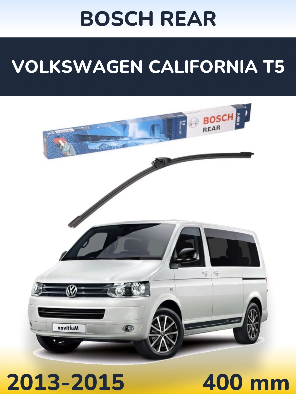 Torkarblad BOSCH Rear för Volkswagen California T5