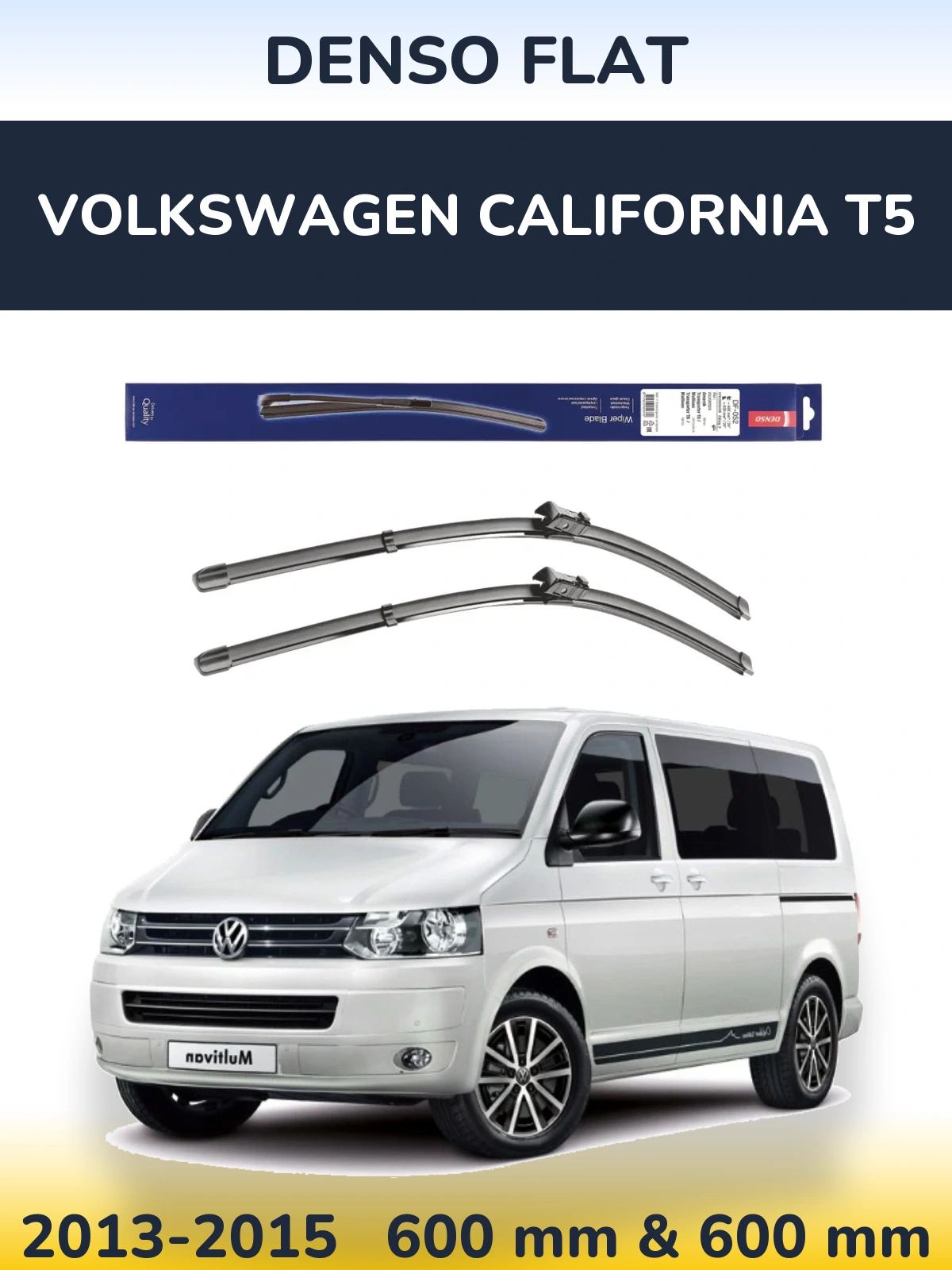 Torkarblad Denso Flat för Volkswagen California T5