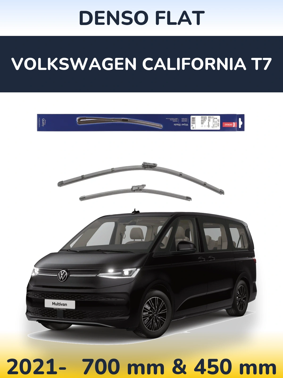 Torkarblad Denso Flat för Volkswagen California T7