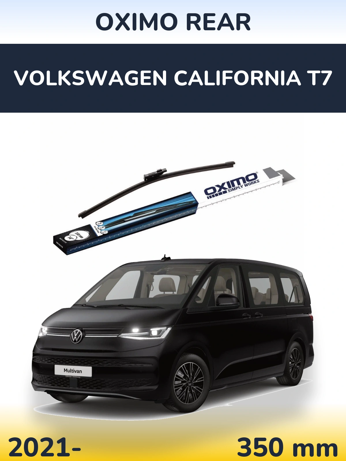 Задня щітка Oximo Rear 350 мм для Volkswagen California T7 2021-2026