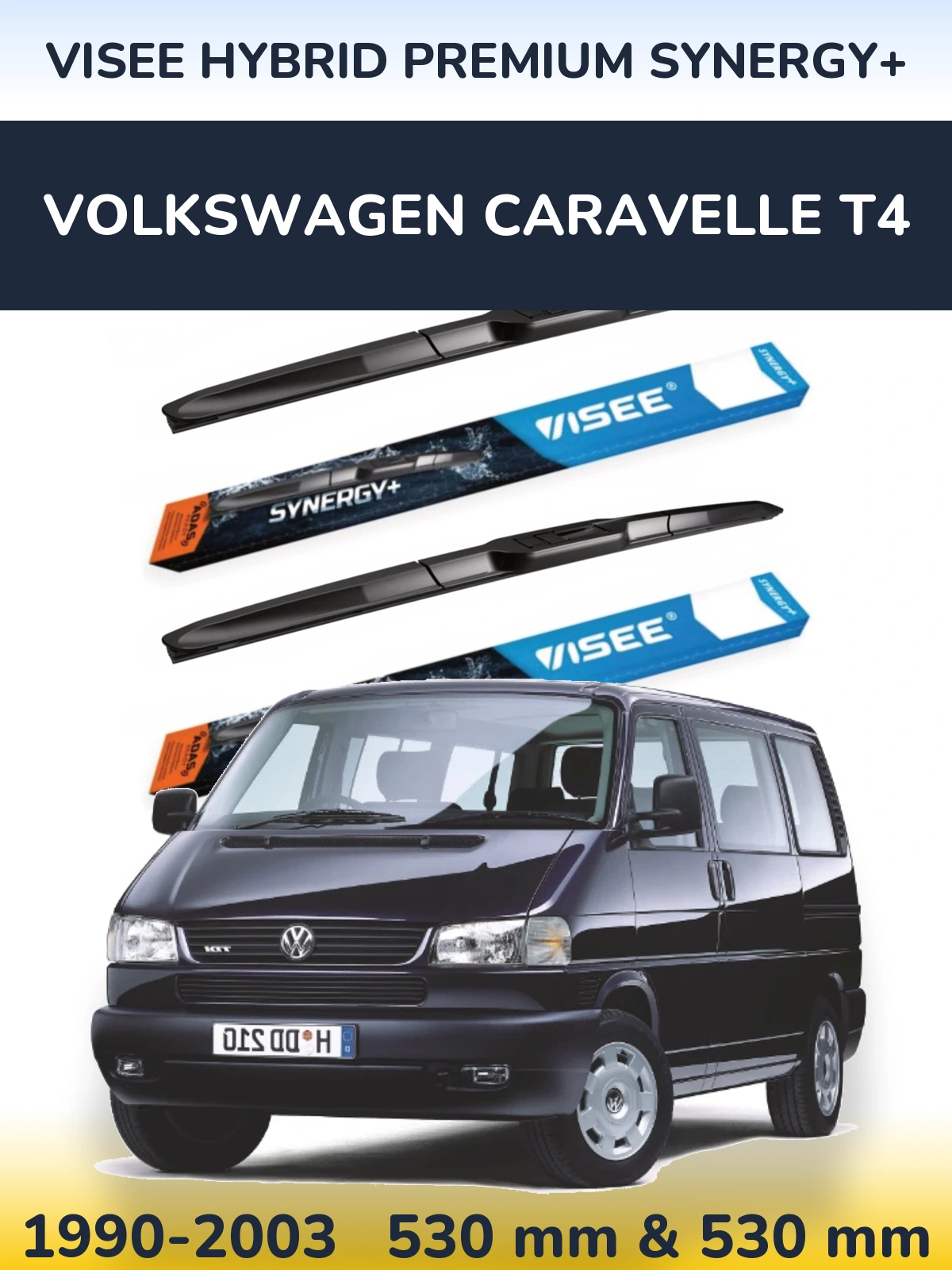 Torkarblad VISEE HYBRID PREMIUM SYNERGY+ för Volkswagen Caravelle T4