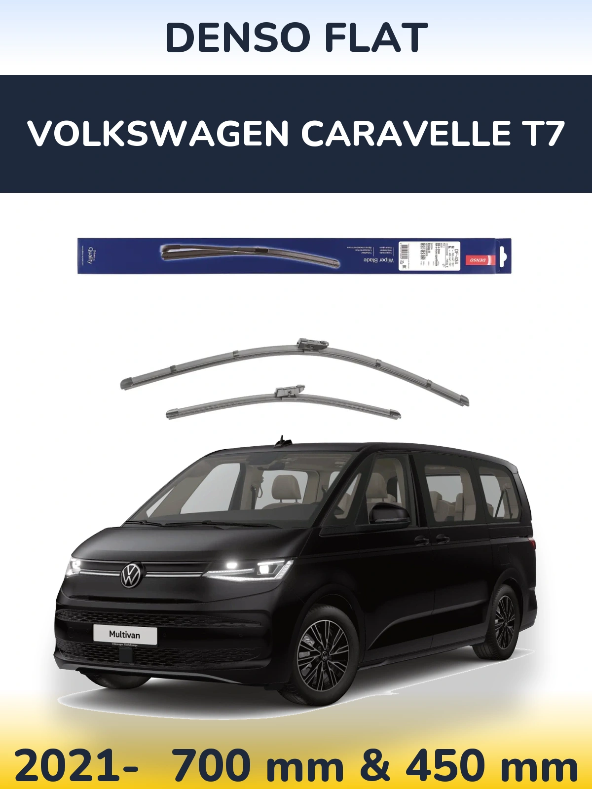 Torkarblad Denso Flat för Volkswagen Caravelle T7