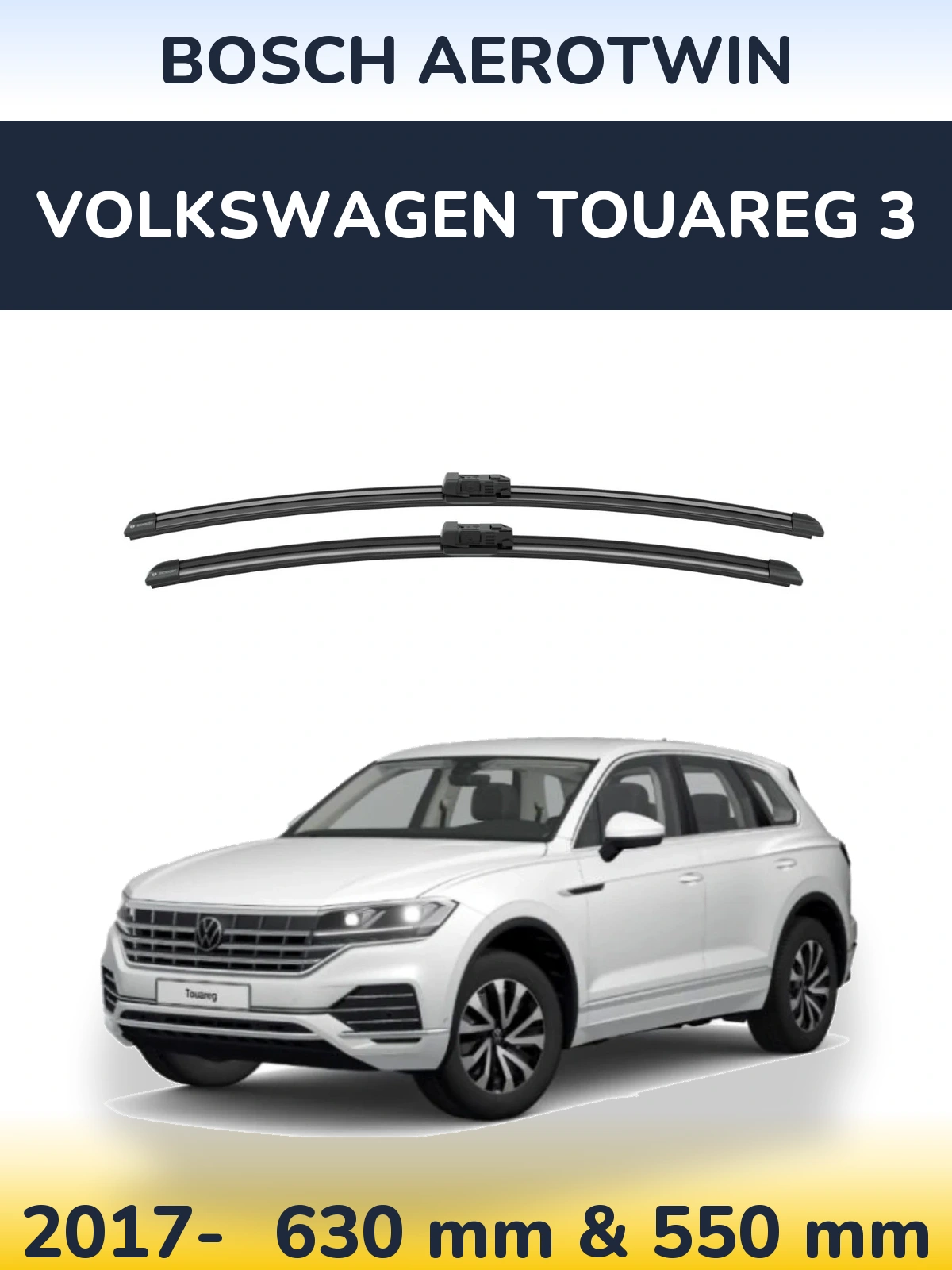 Torkarblad BOSCH AeroTwin för Volkswagen Touareg 3