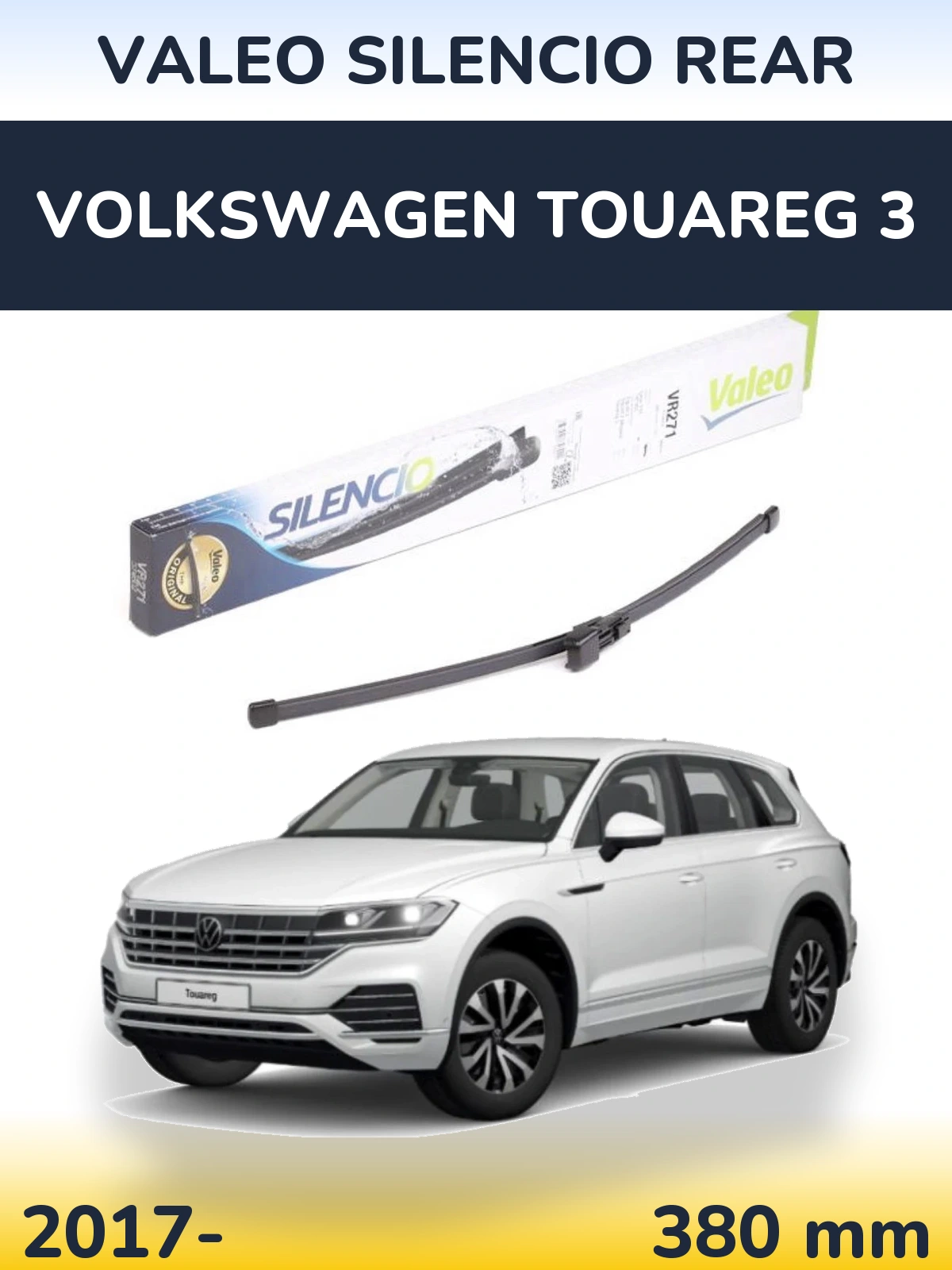 Torkarblad Valeo Silencio Rear för Volkswagen Touareg 3