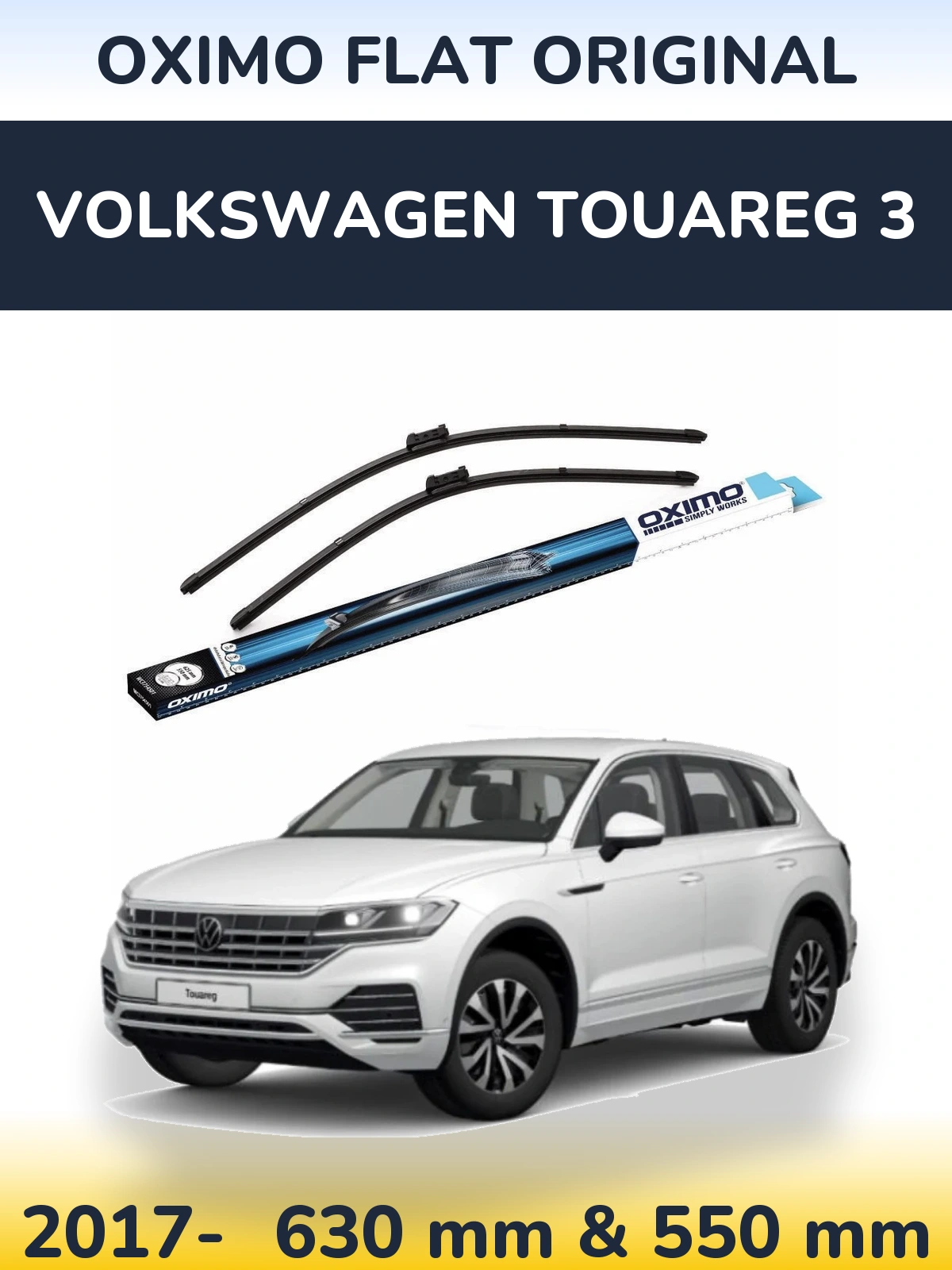 Torkarblad Oximo Flat Original för Volkswagen Touareg 3