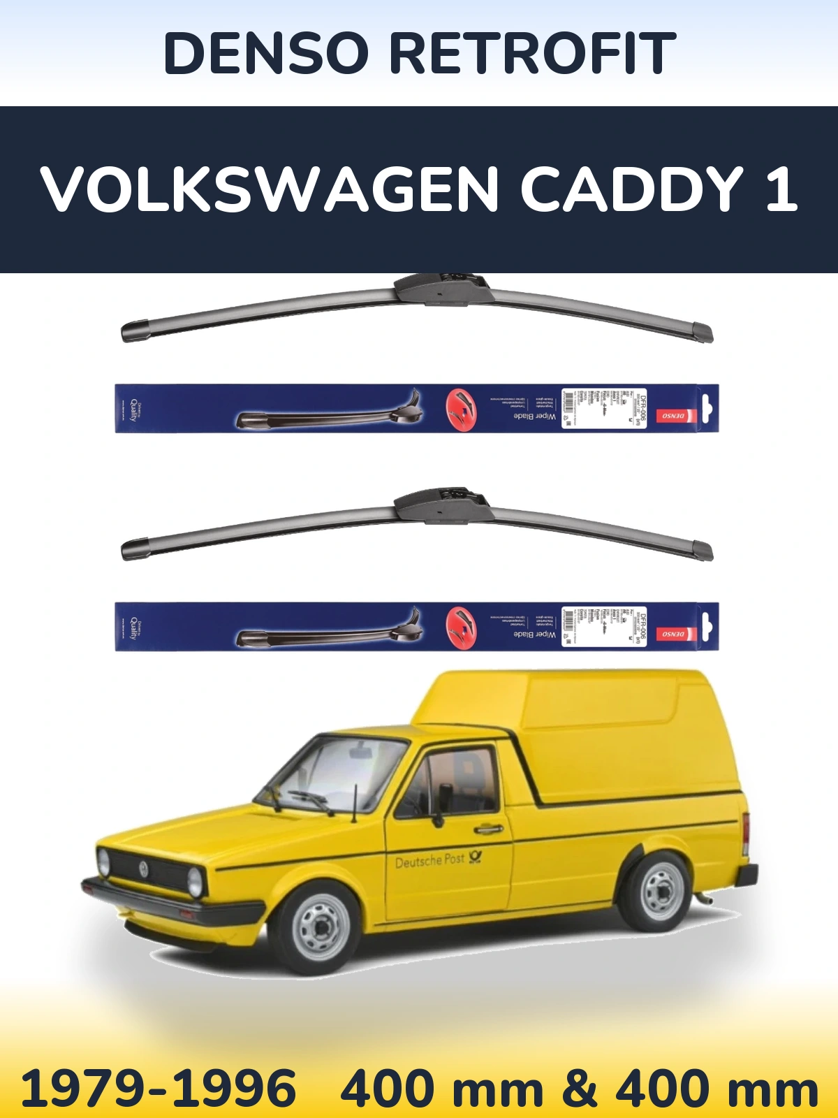 Torkarblad Denso Retrofit för Volkswagen Caddy 1