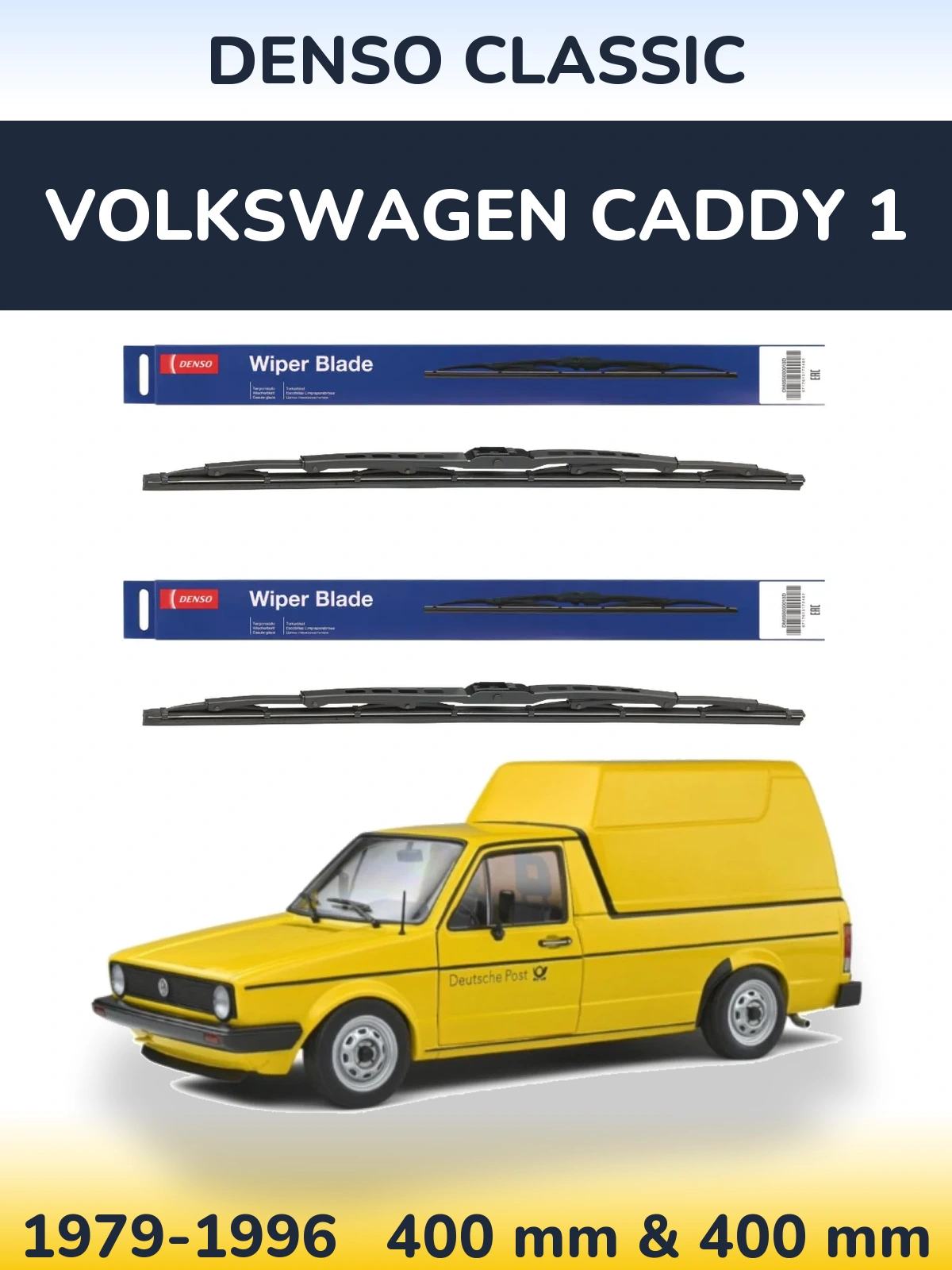 Torkarblad Denso Classic för Volkswagen Caddy 1