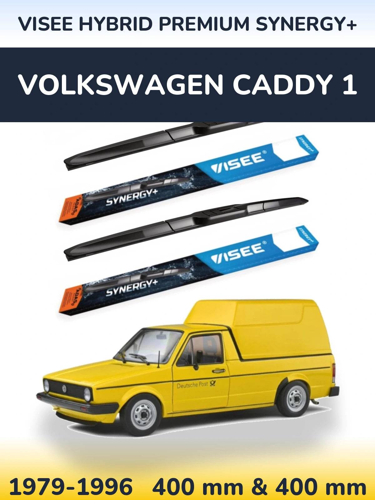 Torkarblad VISEE HYBRID PREMIUM SYNERGY+ för Volkswagen Caddy 1