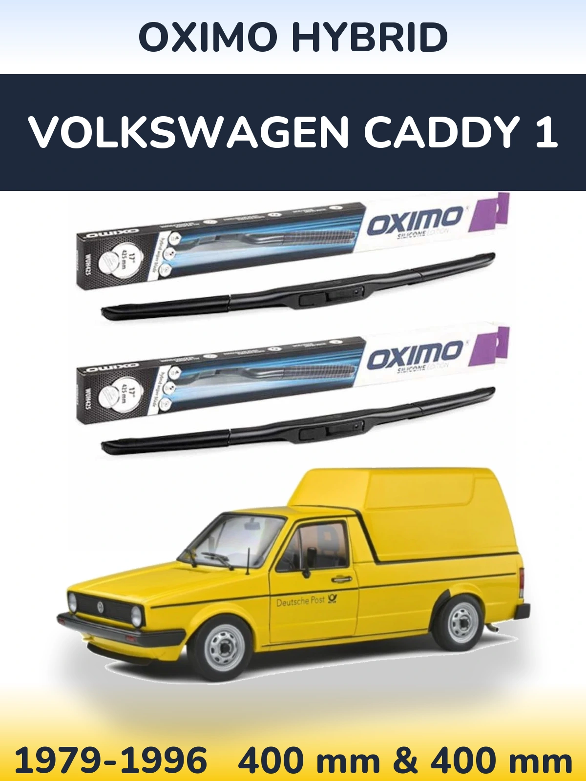 Torkarblad Oximo Hybrid för Volkswagen Caddy 1