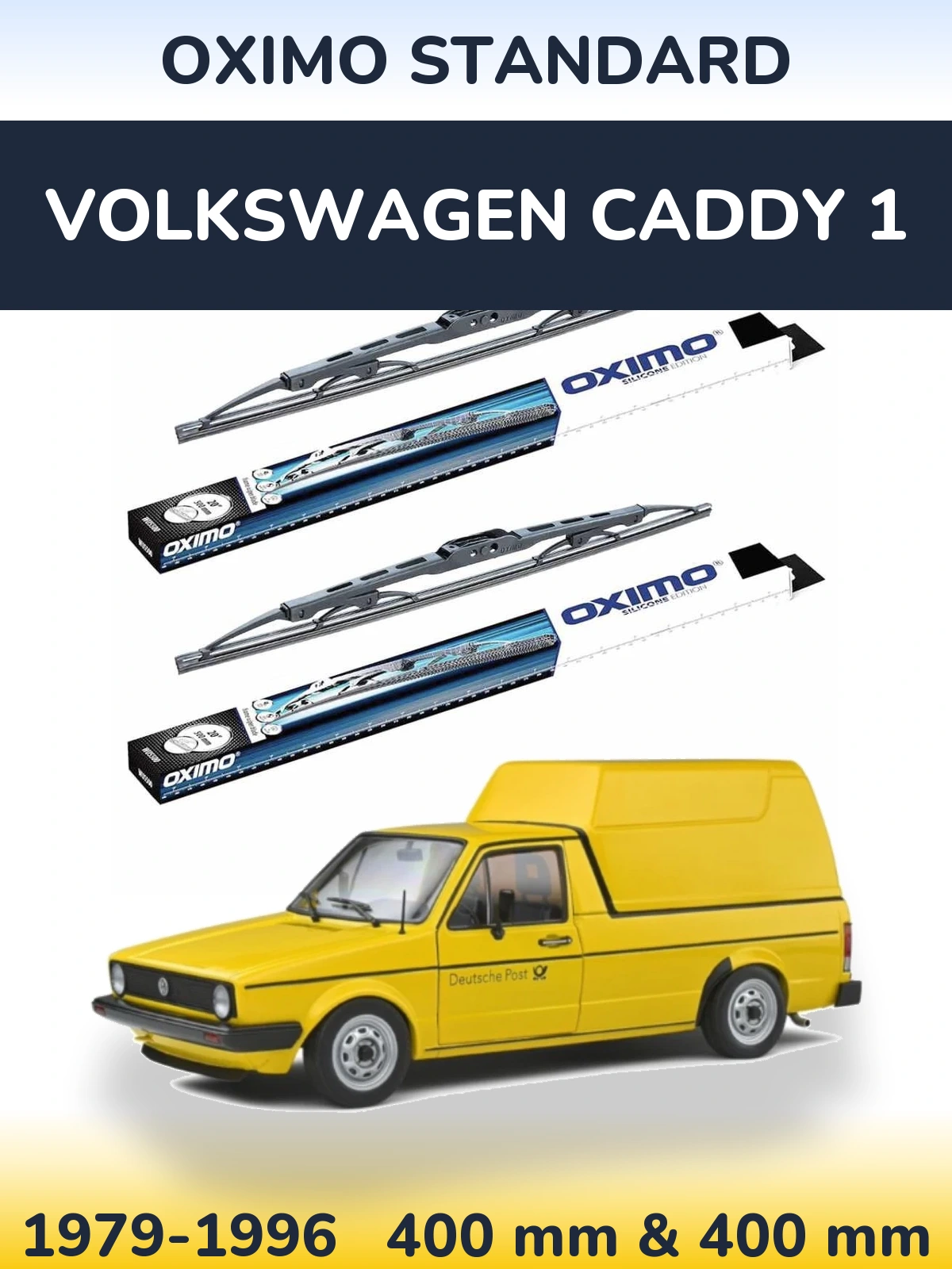 Torkarblad Oximo Standard för Volkswagen Caddy 1