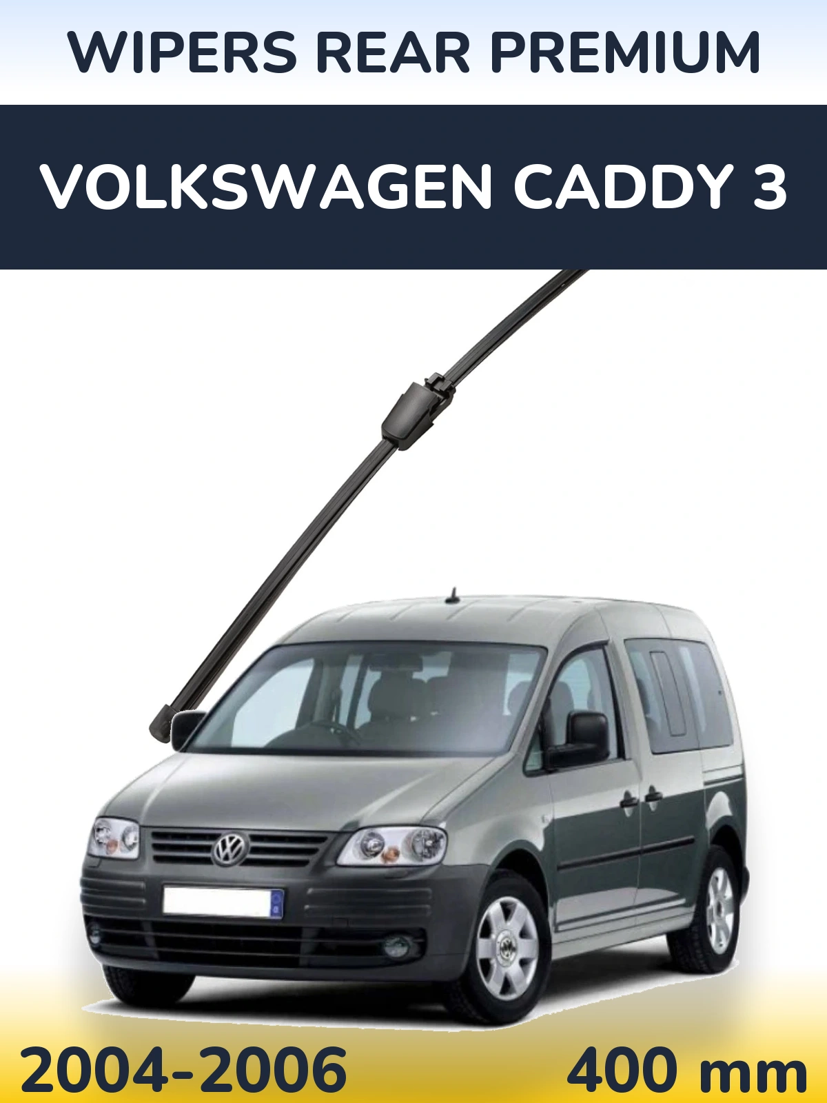 Torkarblad WIPERS REAR PREMIUM för Volkswagen Caddy 3