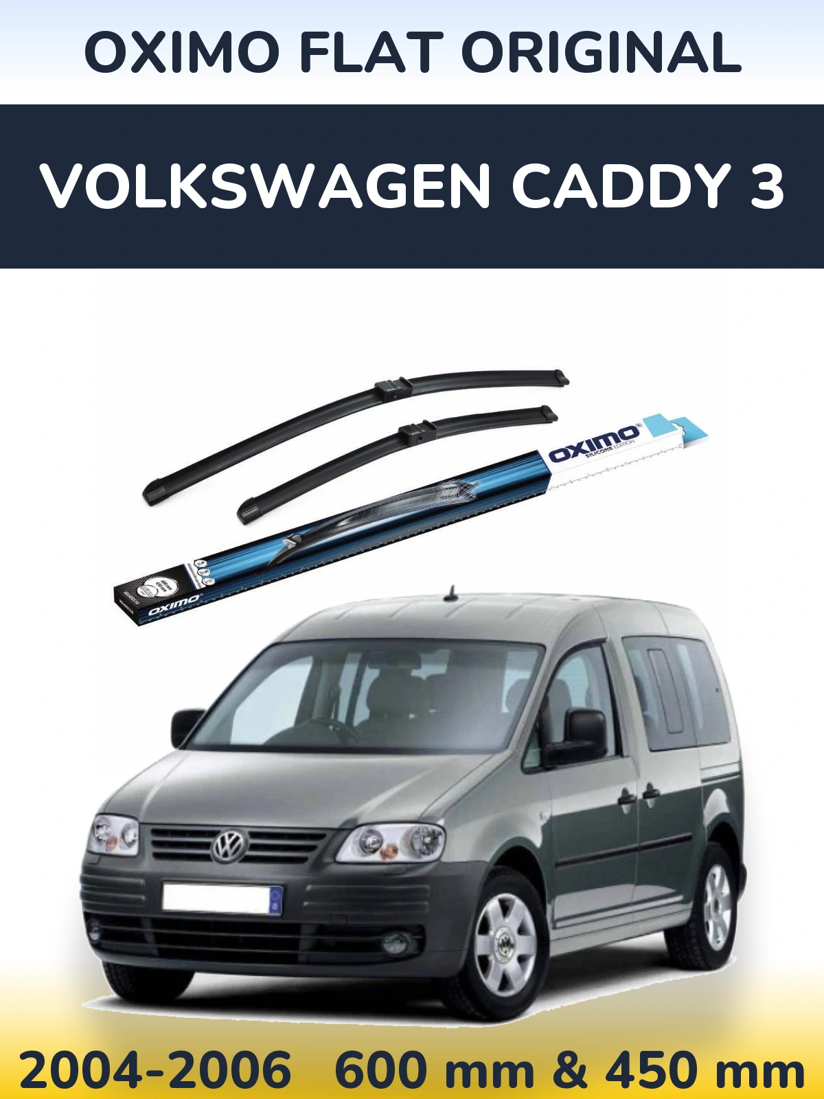 Torkarblad Oximo Flat Original för Volkswagen Caddy 3