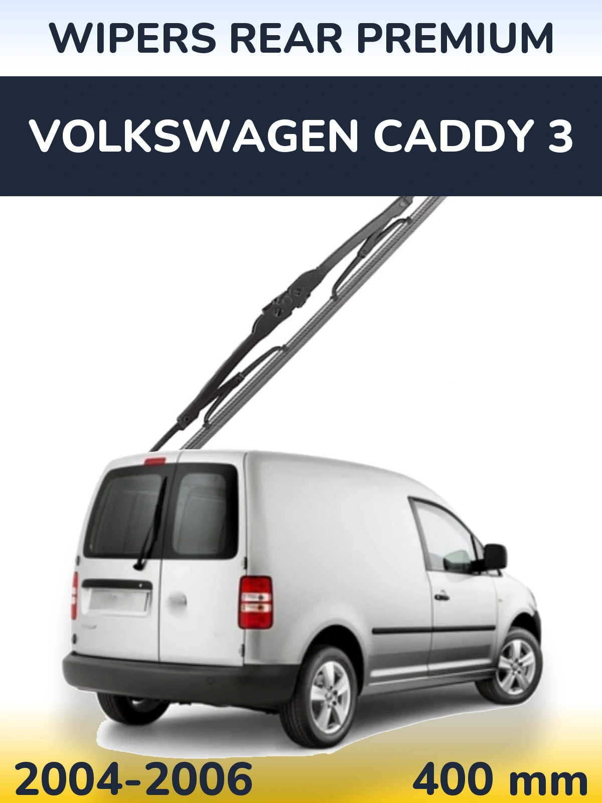 Torkarblad WIPERS REAR PREMIUM för Volkswagen Caddy 3
