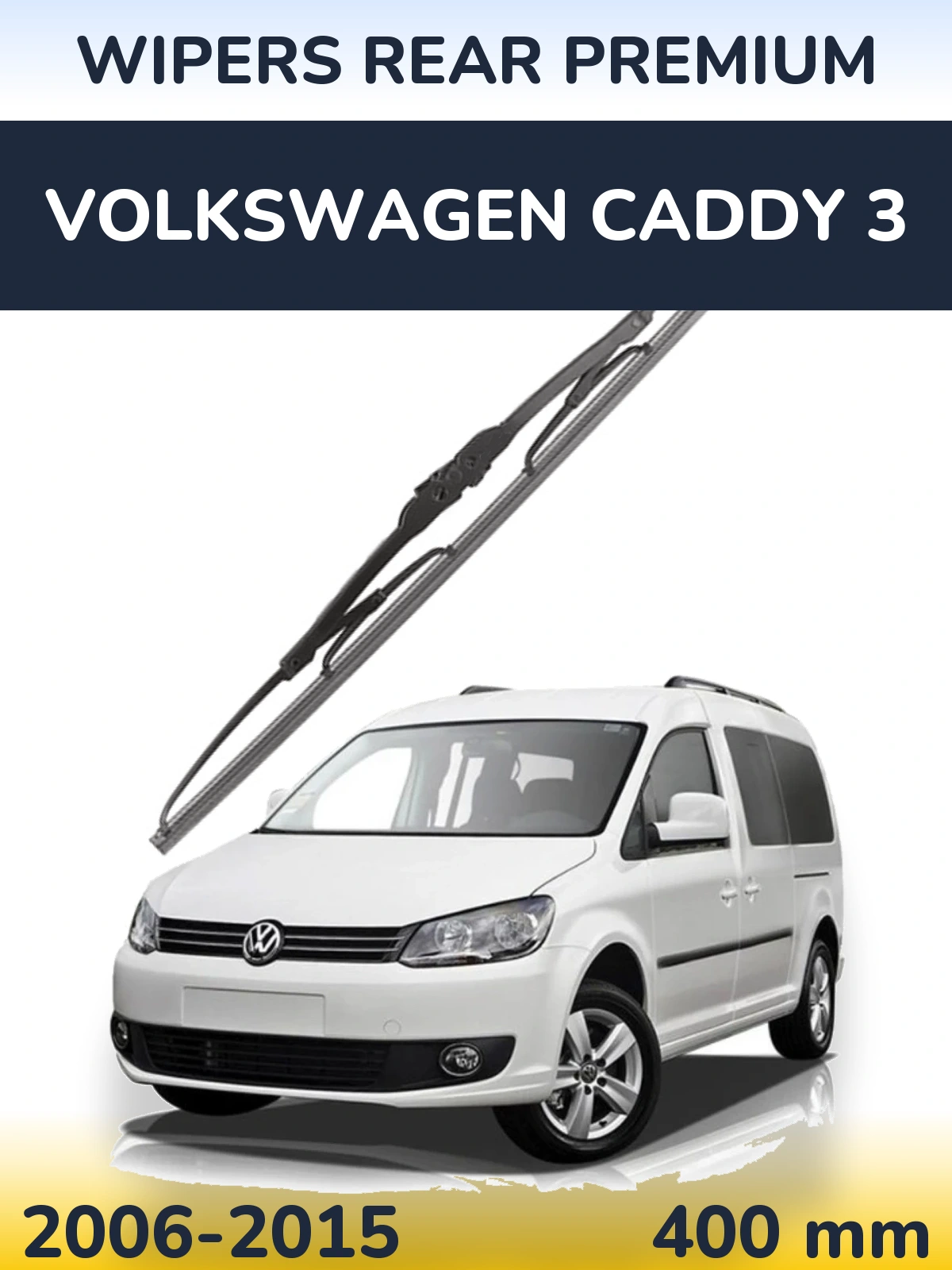 Torkarblad WIPERS REAR PREMIUM för Volkswagen Caddy 3