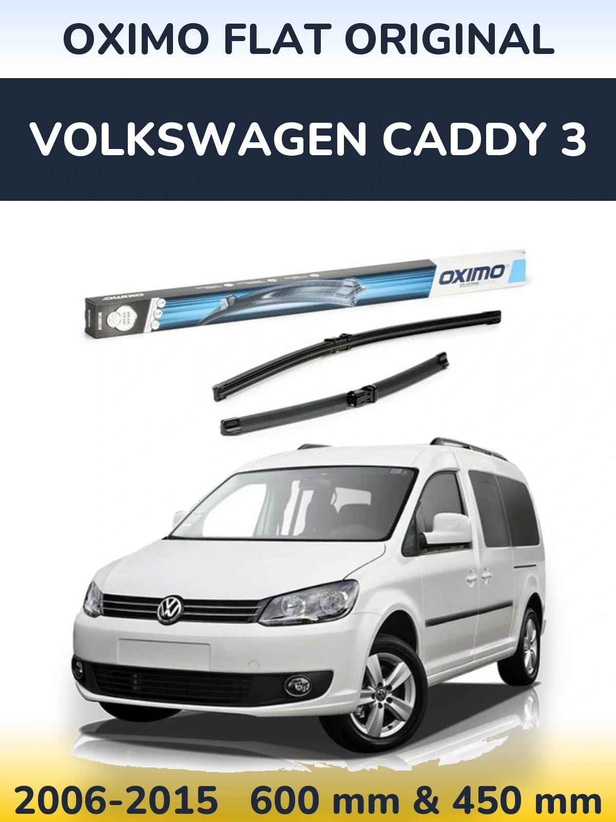 Torkarblad Oximo Flat Original för Volkswagen Caddy 3