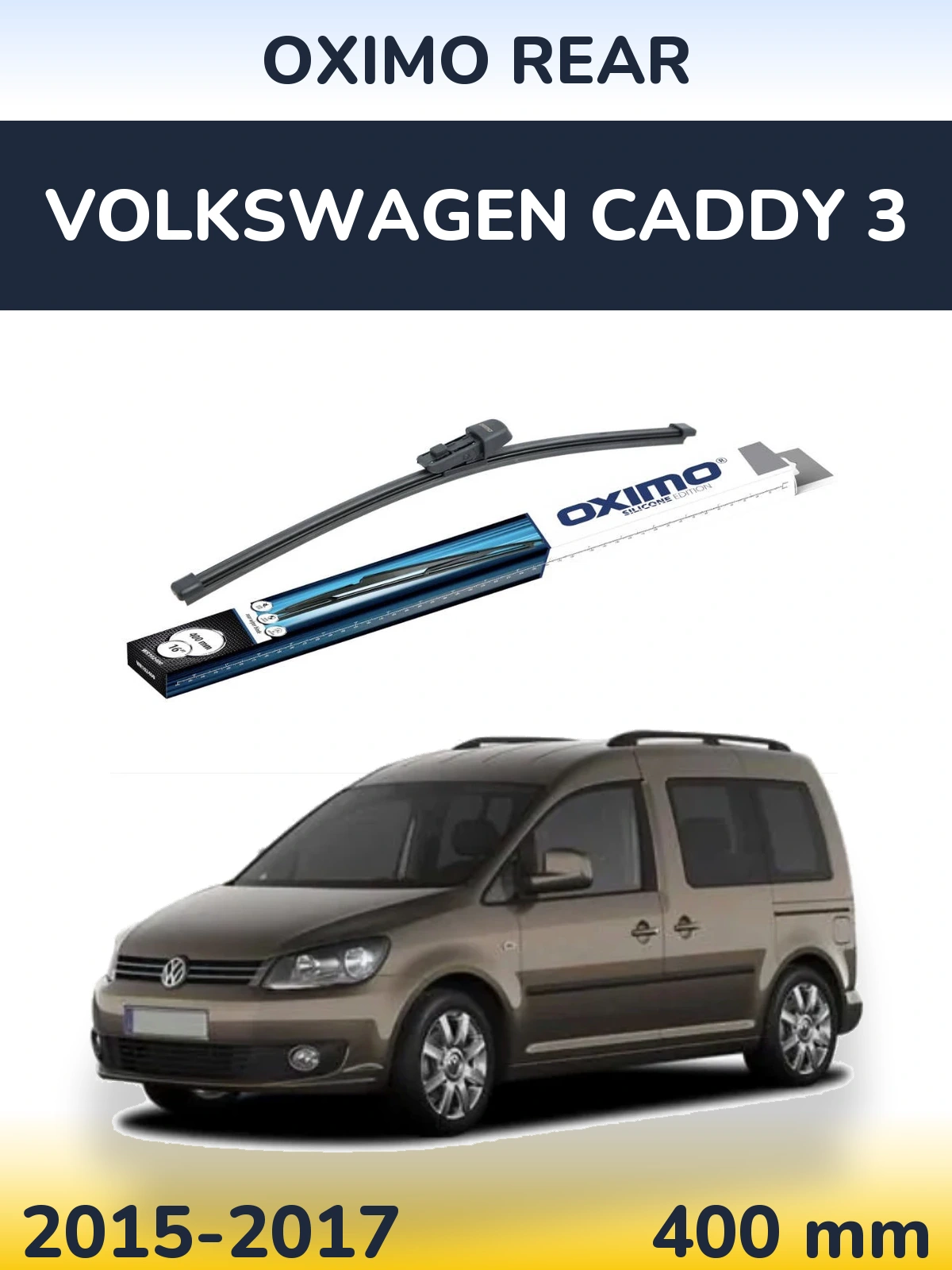 Torkarblad Oximo Rear för Volkswagen Caddy 3