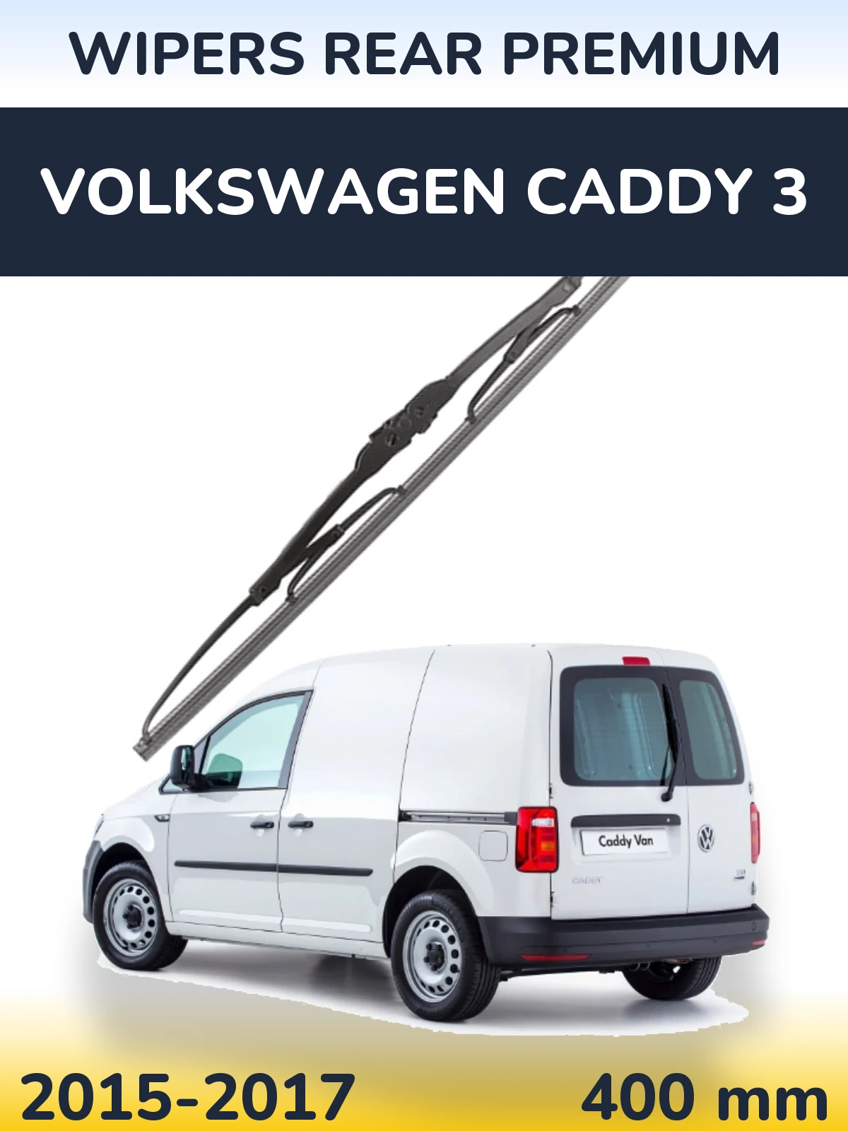 Torkarblad WIPERS REAR PREMIUM för Volkswagen Caddy 3