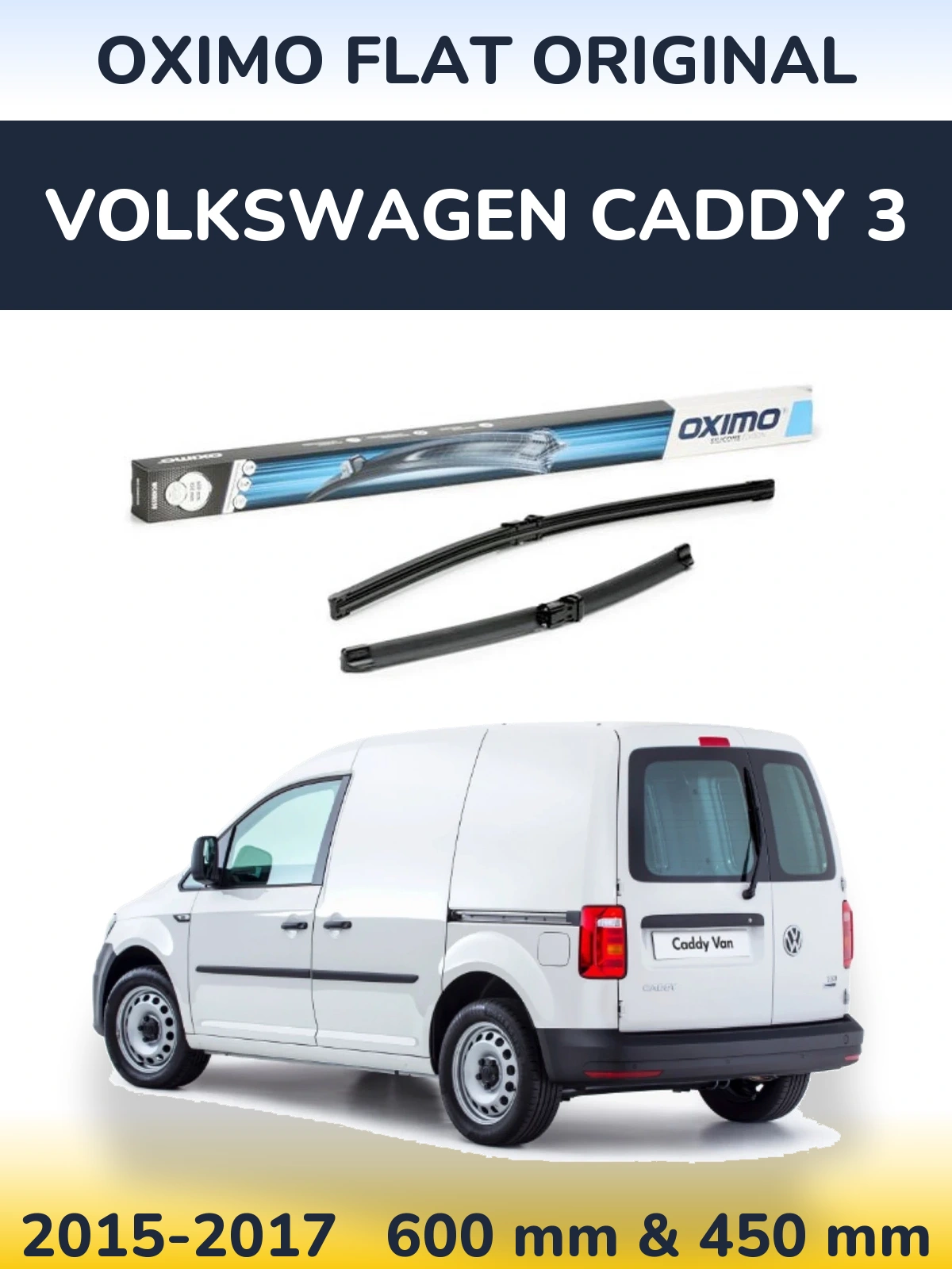 Torkarblad Oximo Flat Original för Volkswagen Caddy 3