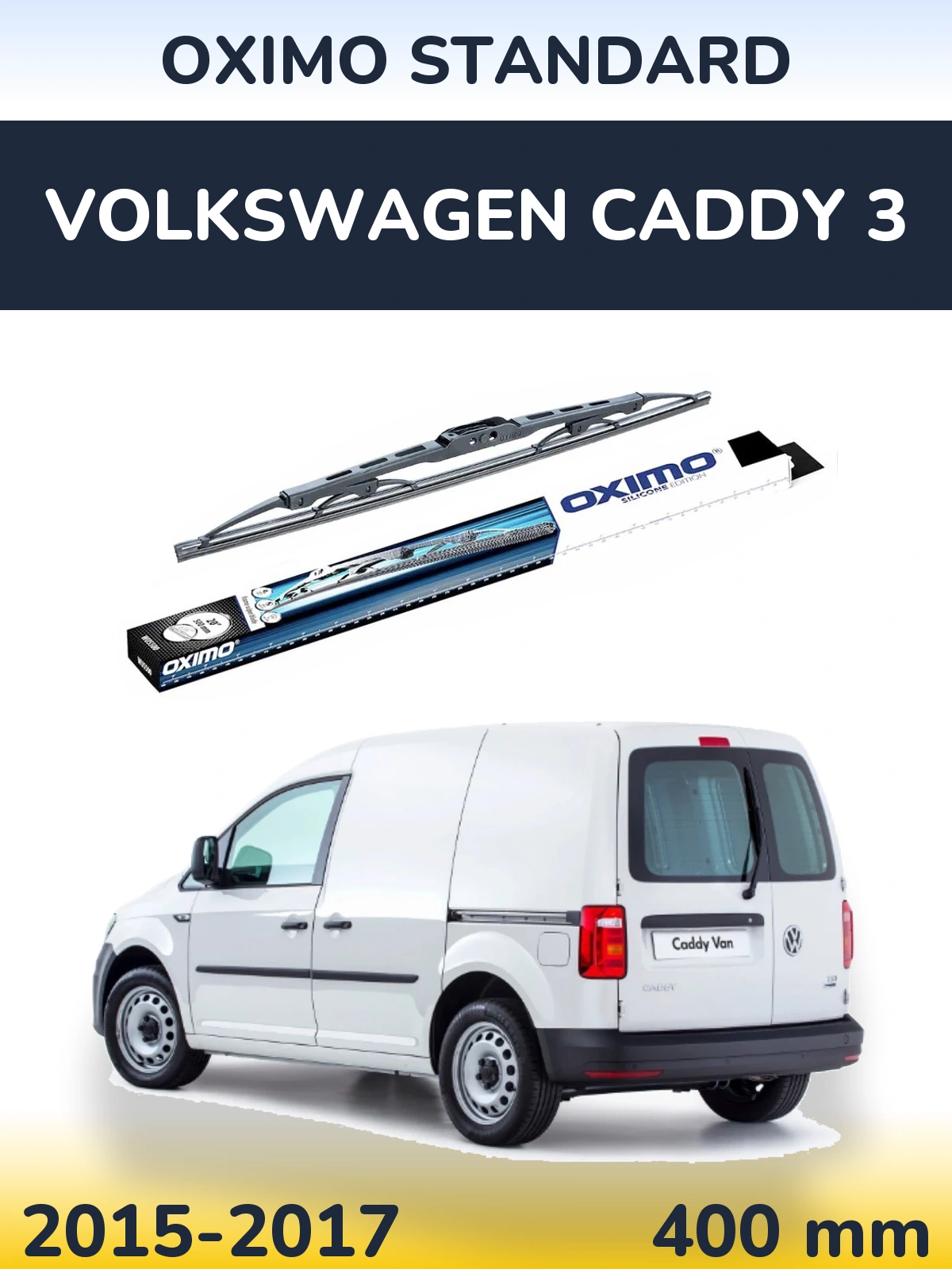 Torkarblad Oximo Standard för Volkswagen Caddy 3