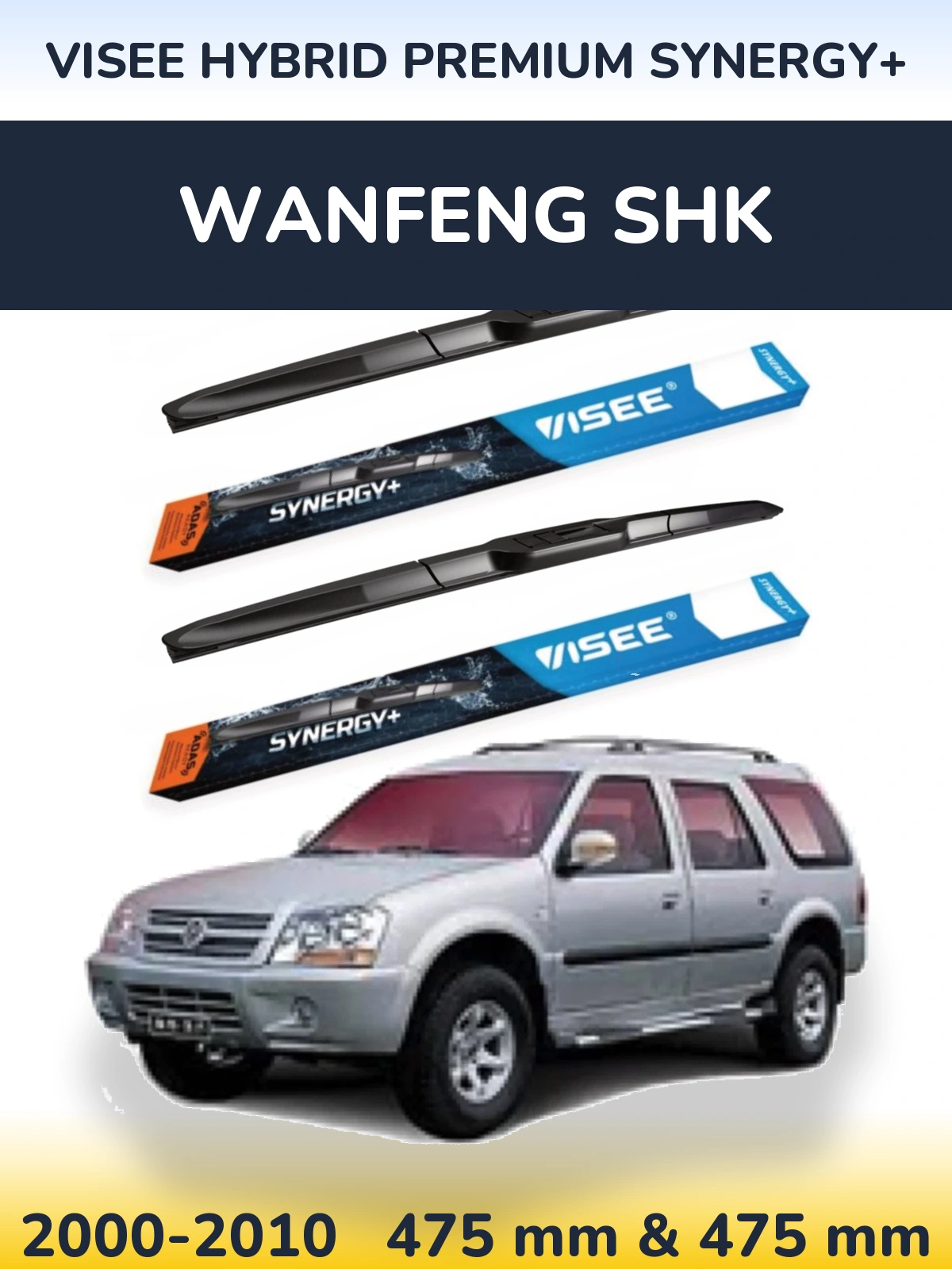 Torkarblad VISEE HYBRID PREMIUM SYNERGY+ för Wanfeng SHK