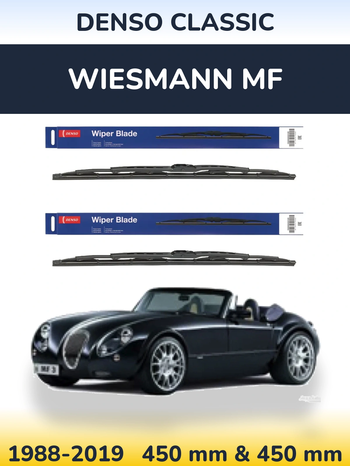 Torkarblad Denso Classic för Wiesmann MF