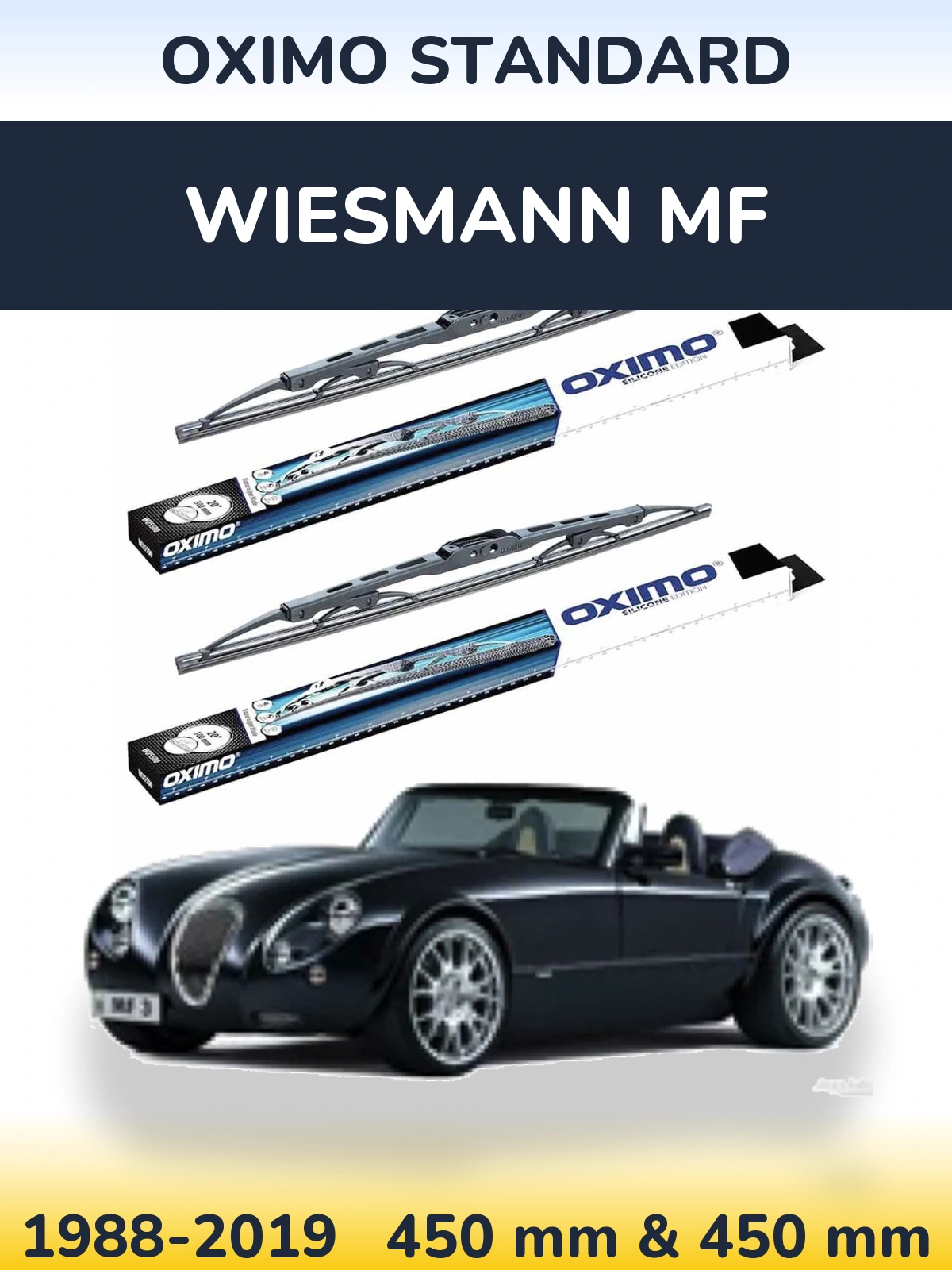 Torkarblad Oximo Standard för Wiesmann MF