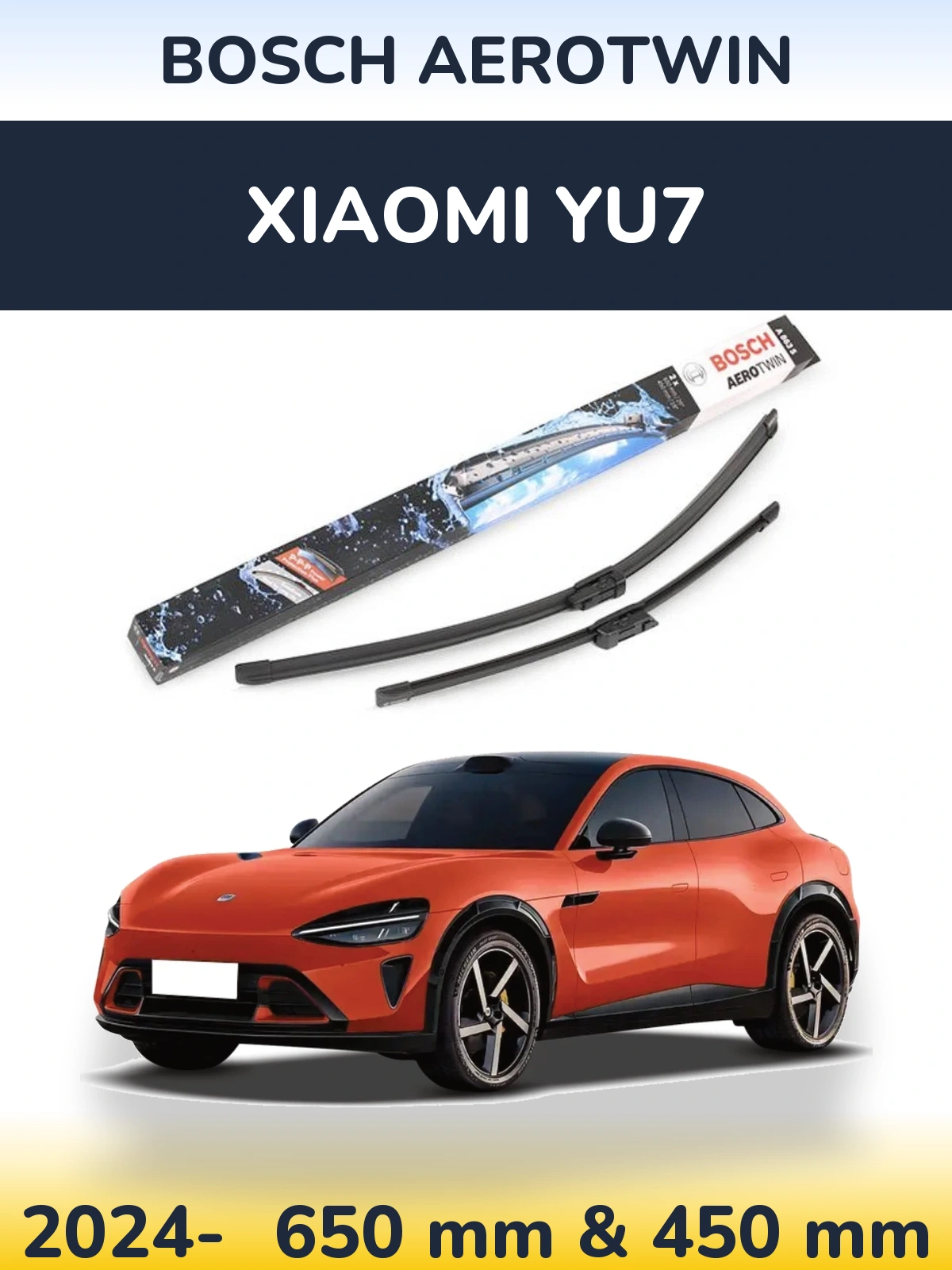 Torkarblad BOSCH AeroTwin för Xiaomi YU7