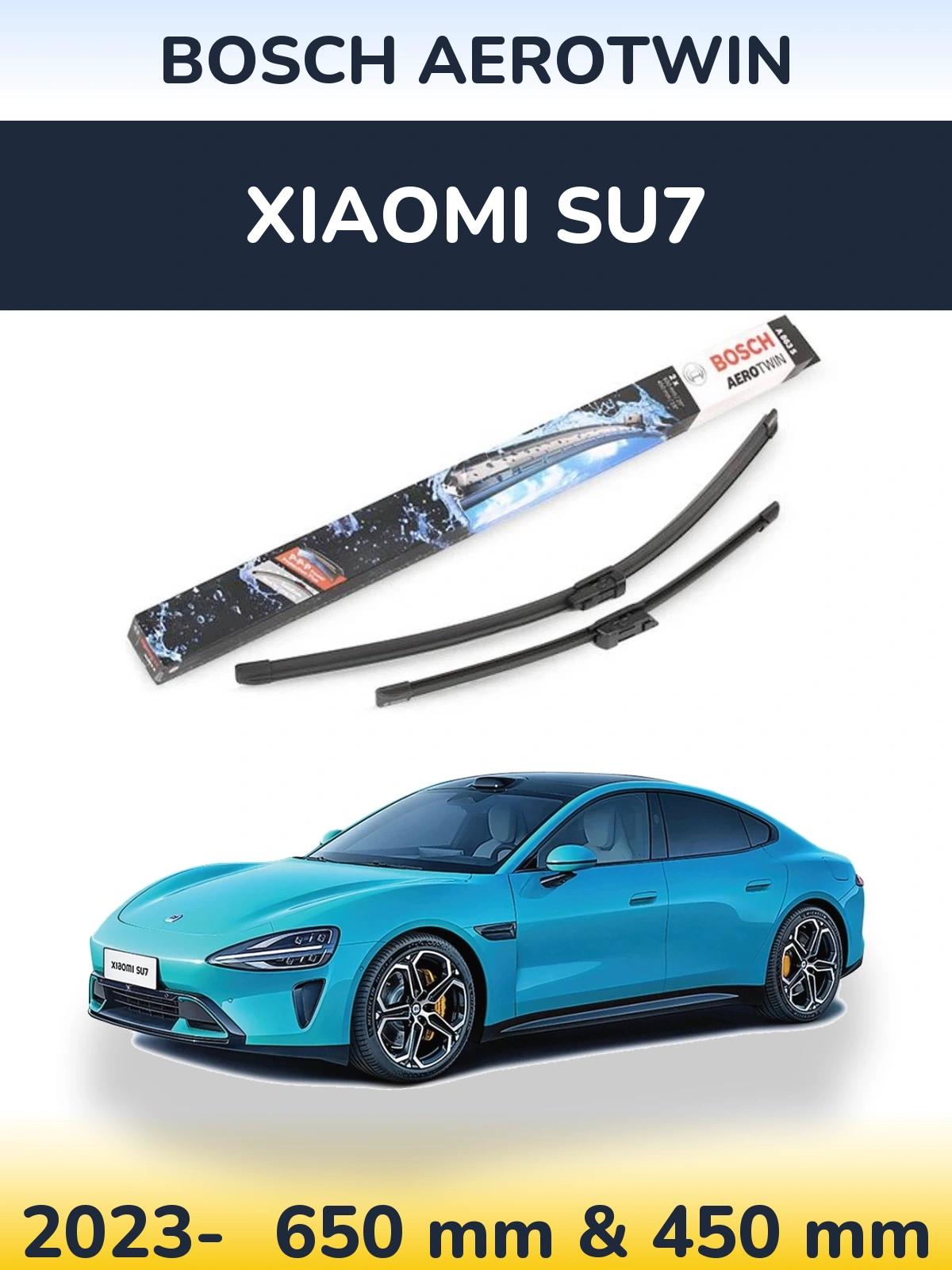 Torkarblad BOSCH AeroTwin för Xiaomi SU7