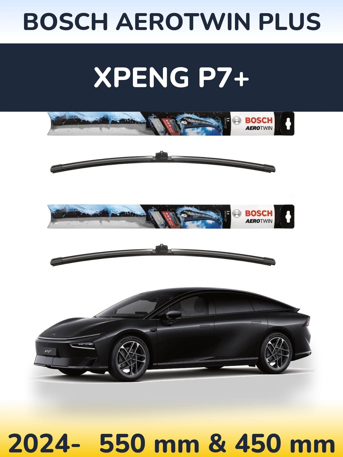 Torkarblad BOSCH AeroTwin Plus för XPENG P7+