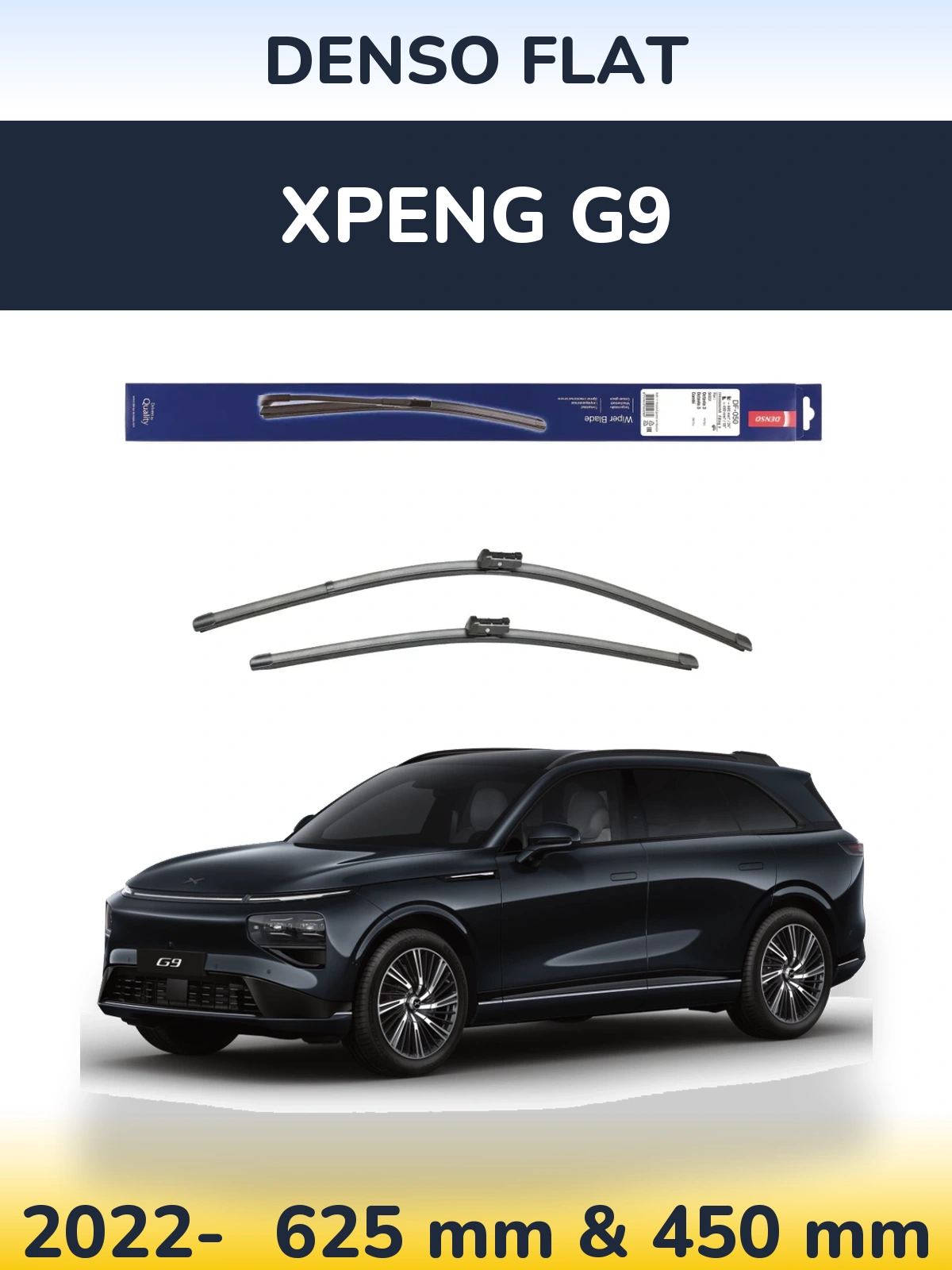 Torkarblad Denso Flat för XPENG G9