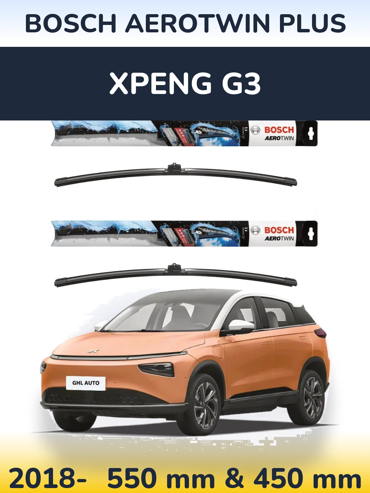 Torkarblad BOSCH AeroTwin Plus för XPENG G3