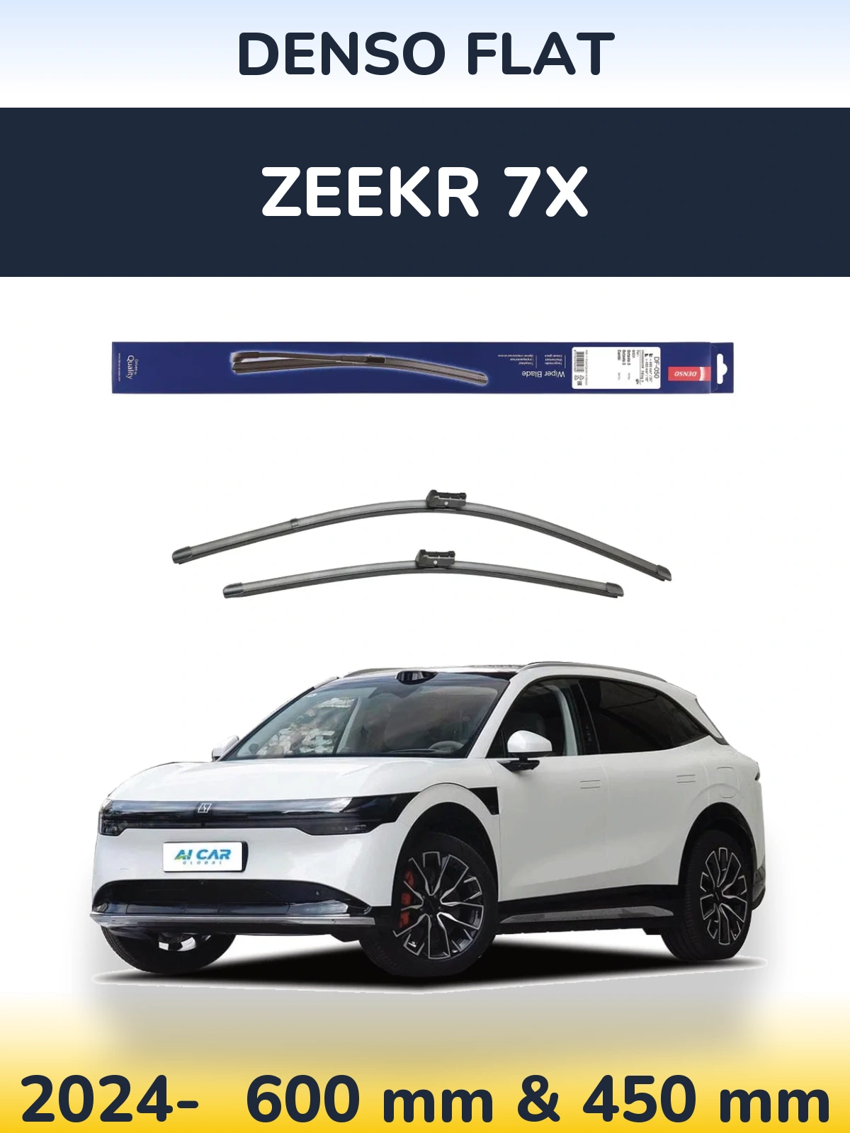 Torkarblad Denso Flat för Zeekr 7X