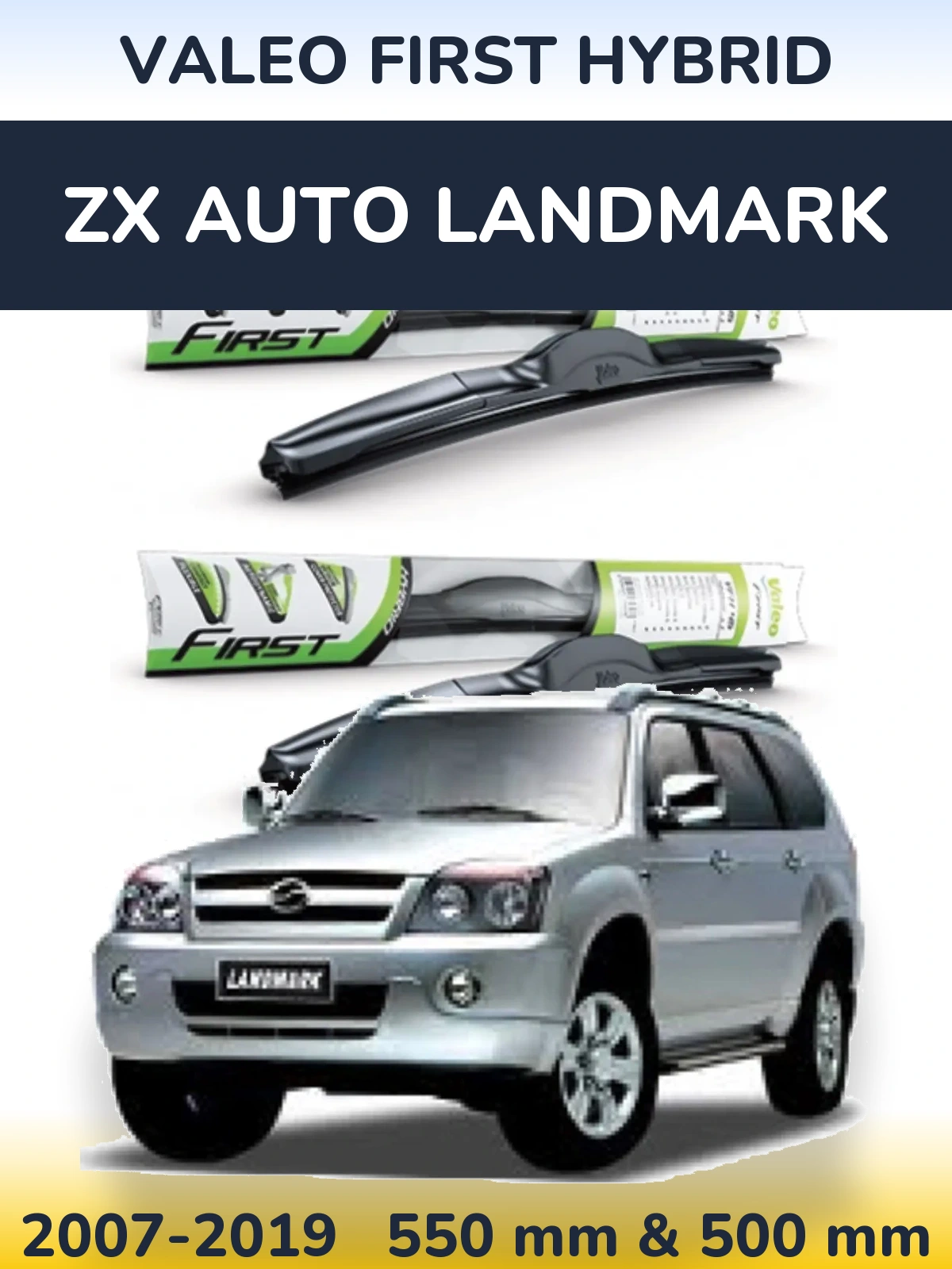 Torkarblad Valeo First Hybrid för ZX Auto Landmark