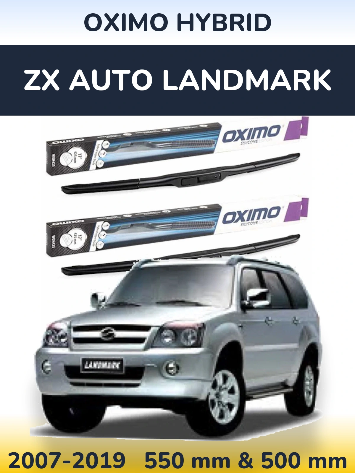 Torkarblad Oximo Hybrid för ZX Auto Landmark