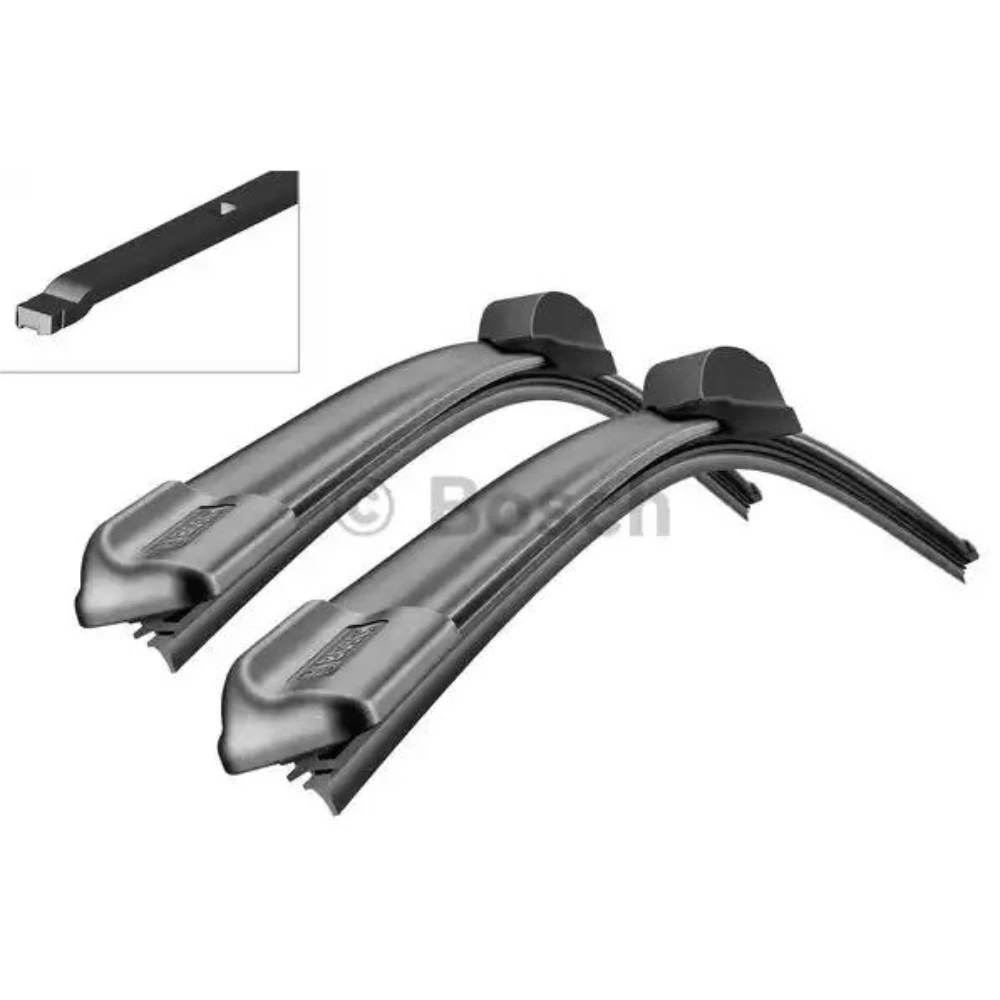 Front wiper blade set BOSCH AeroTwin 650 & 430 mm for Citroen C4 Cactus 2018-2020