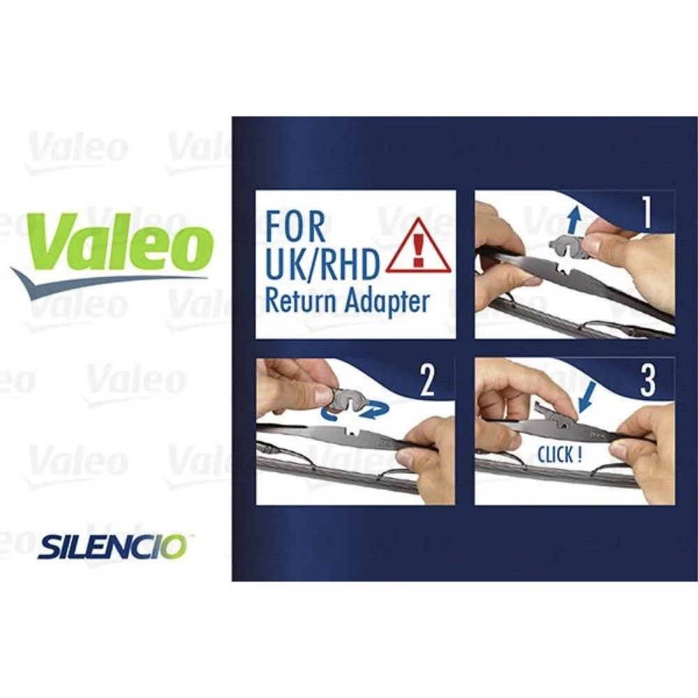 Torkarblad Valeo Silencio Convertional för Mitsubishi L400