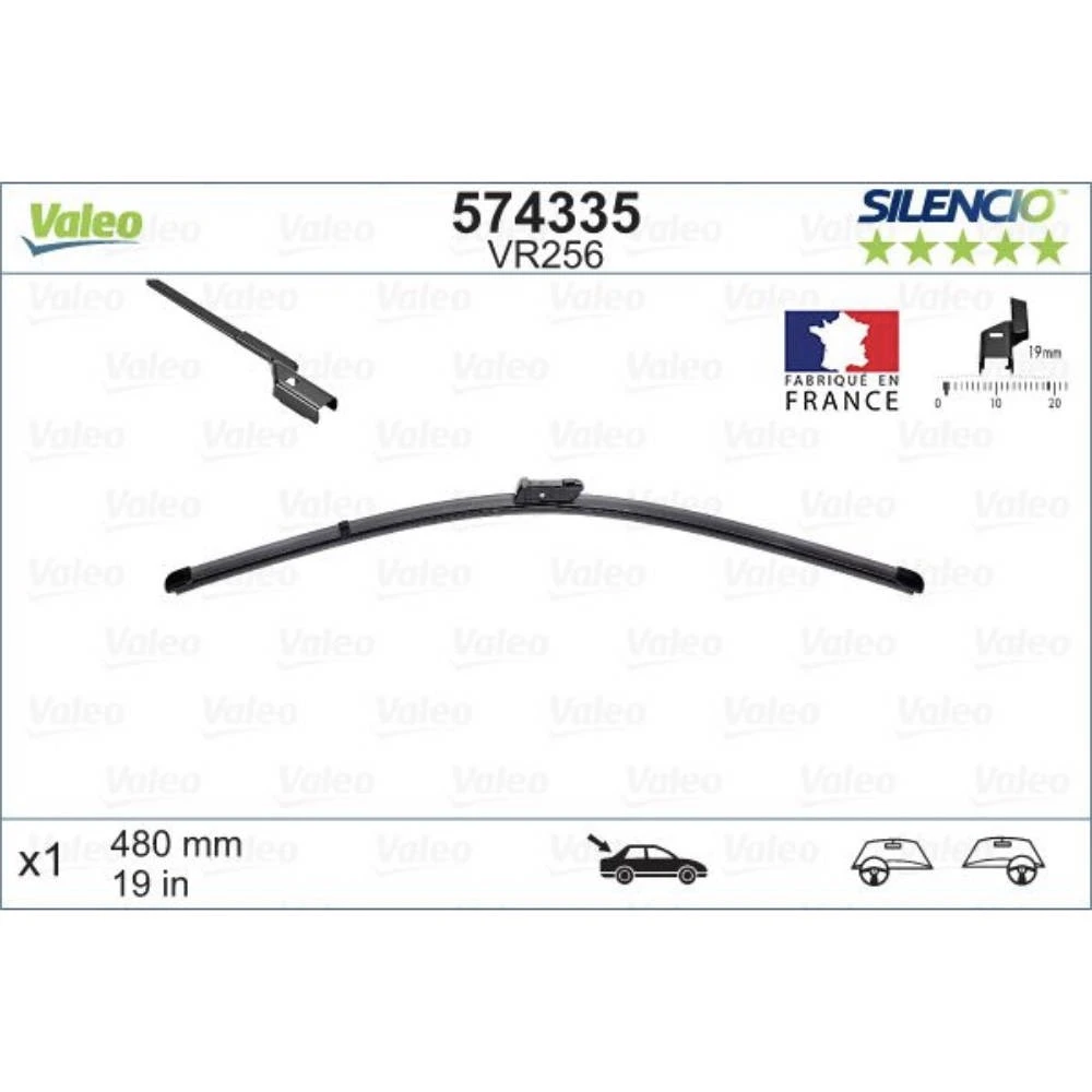 Wiper blades Valeo Silencio Rear for Opel Insignia