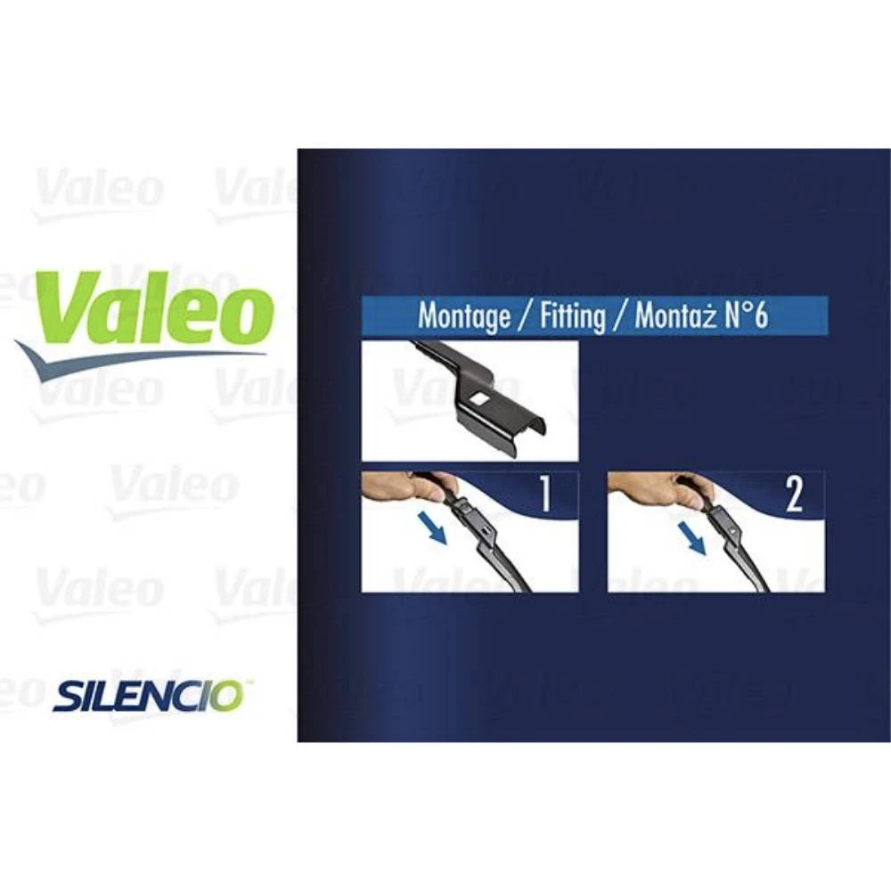 Комплект передніх щіток Valeo Silencio Flat 550 & 400 мм для Ford EcoSport 2 2012-2016