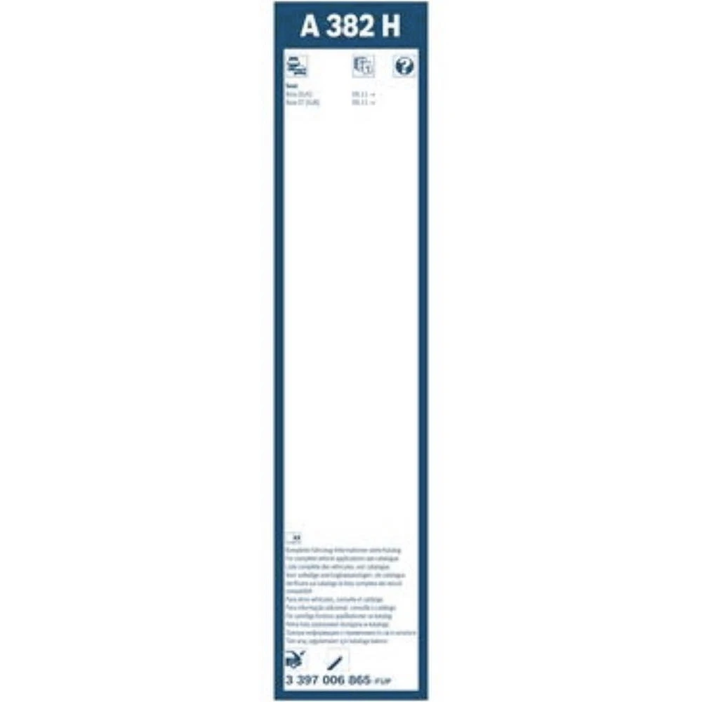 Rear wiper blade BOSCH Rear 380 mm for SEAT Ibiza 4 ST 2011-2017