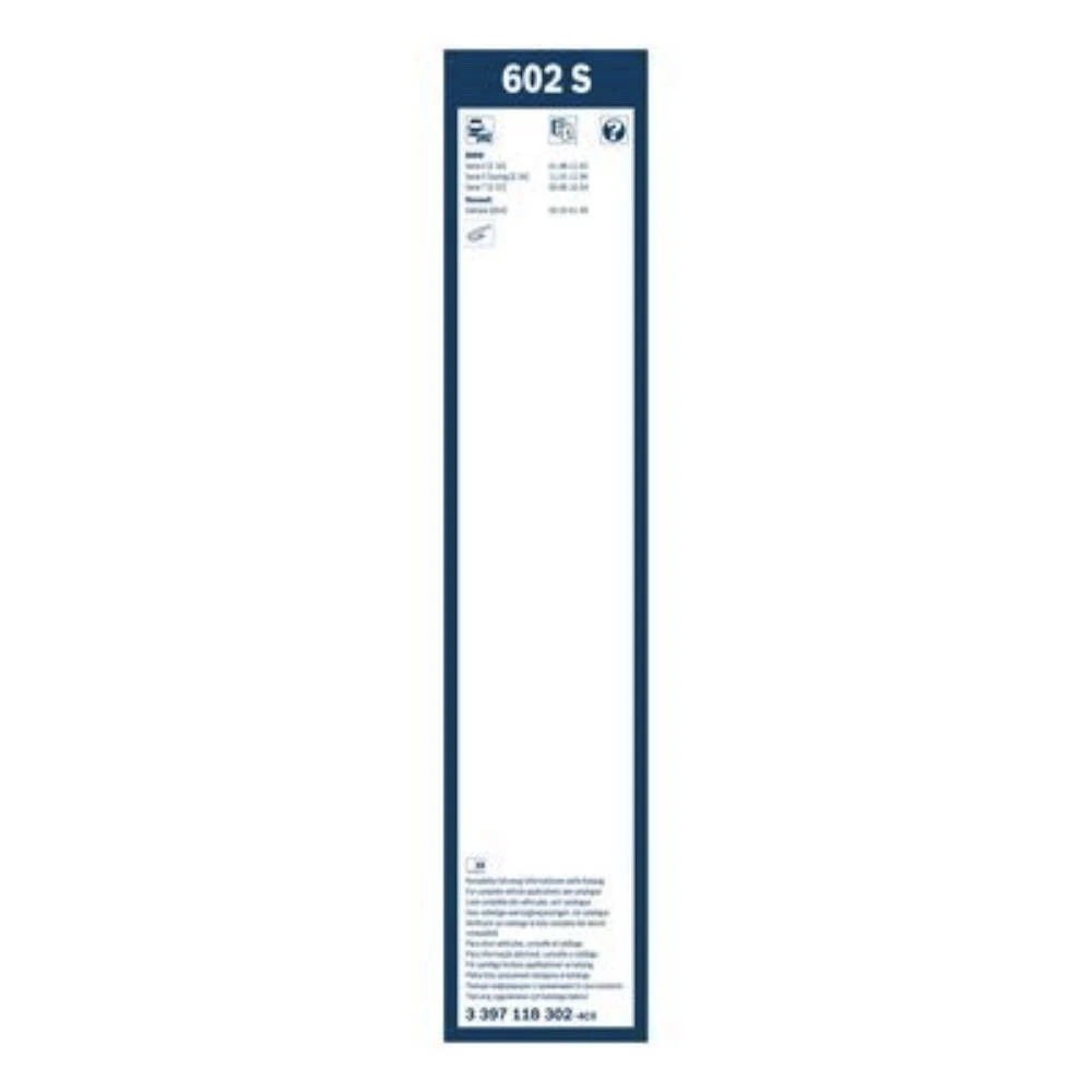 Front wiper blade set BOSCH Twin 600 & 600 mm for Renault Safrane 1992-1999