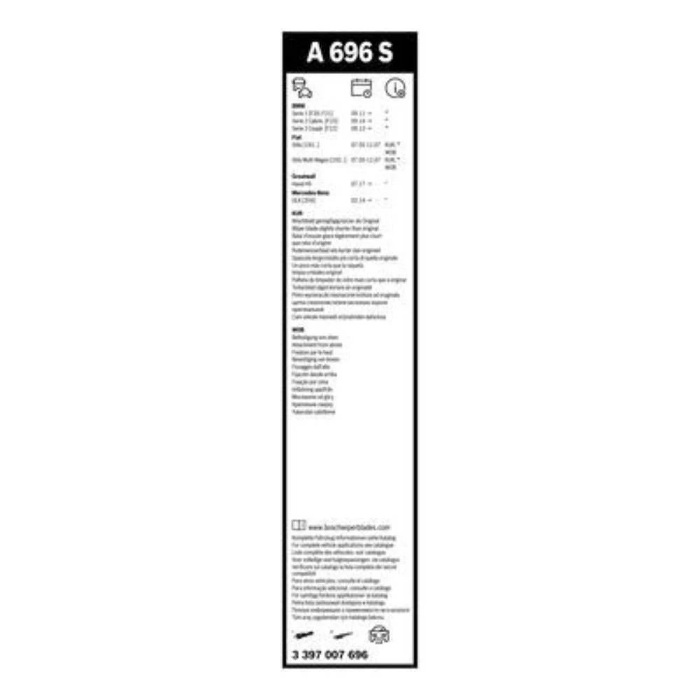 Torkarblad BOSCH AeroTwin för XPENG P7+