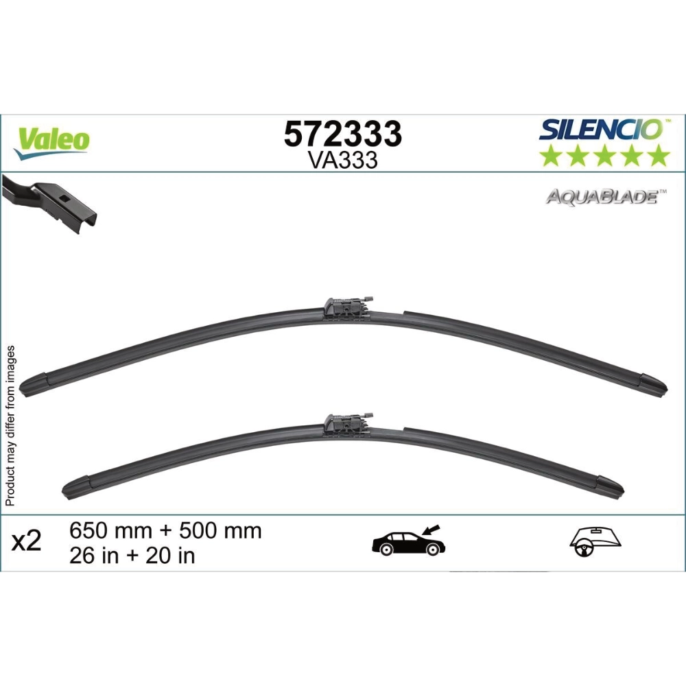 Дворники Valeo Aqua Blade для Land Rover Range Rover