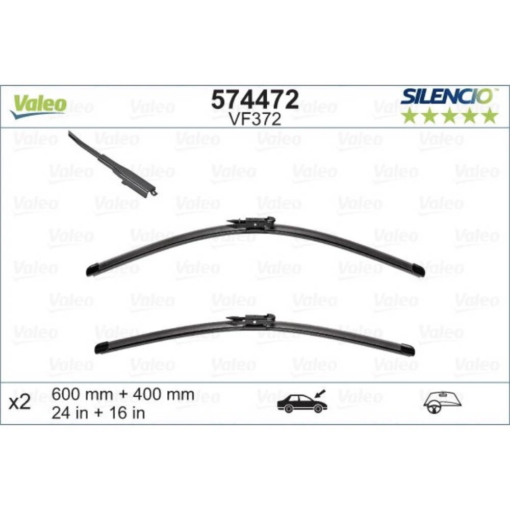 Torkarblad Valeo Silencio Flat för BMW 3 Series