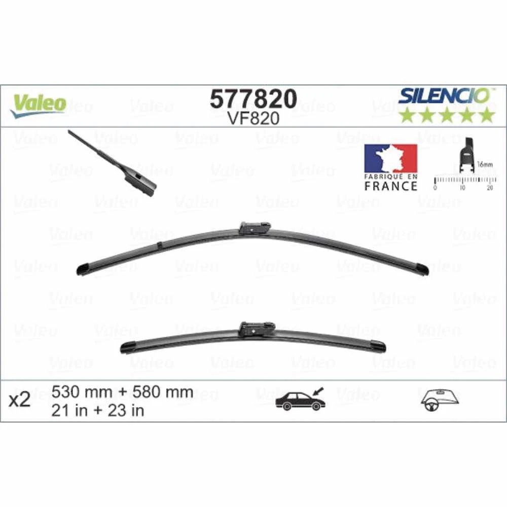 Torkarblad Valeo Silencio Flat för Porsche 911