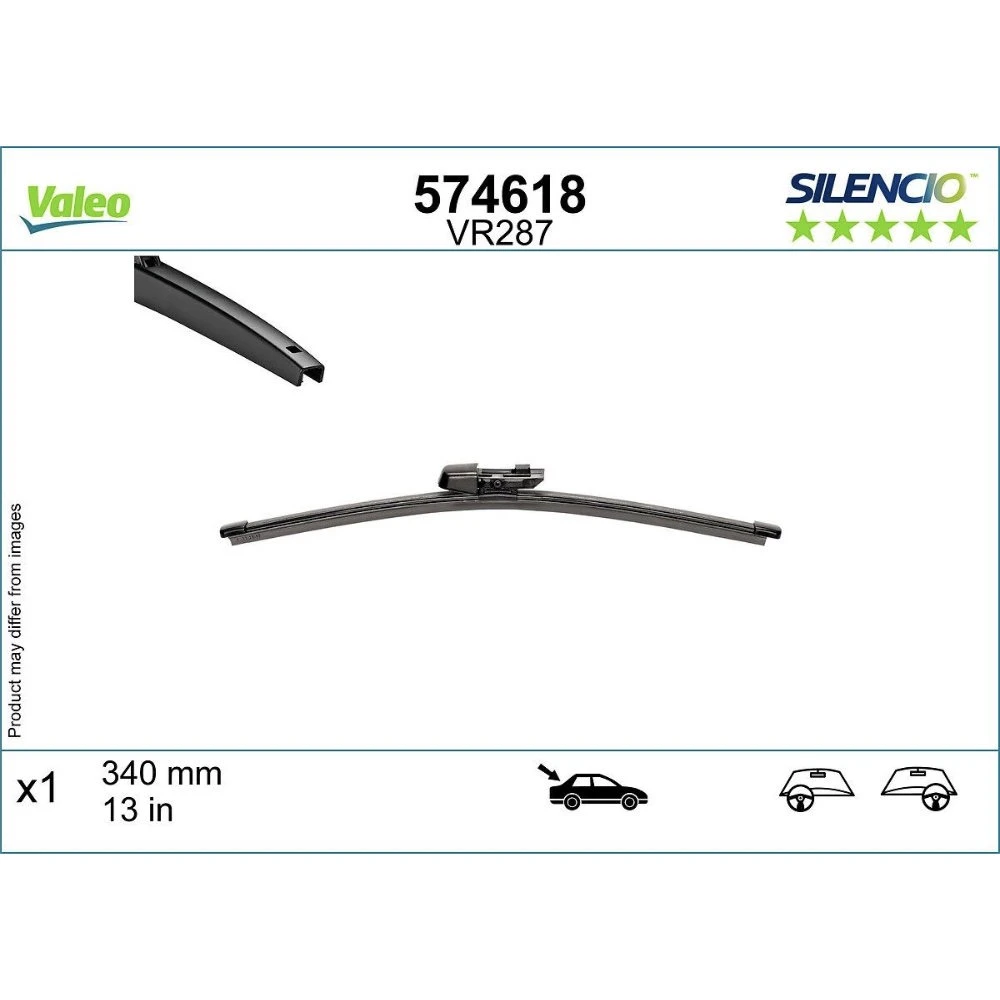 Torkarblad Valeo Silencio Rear för Skoda Karoq