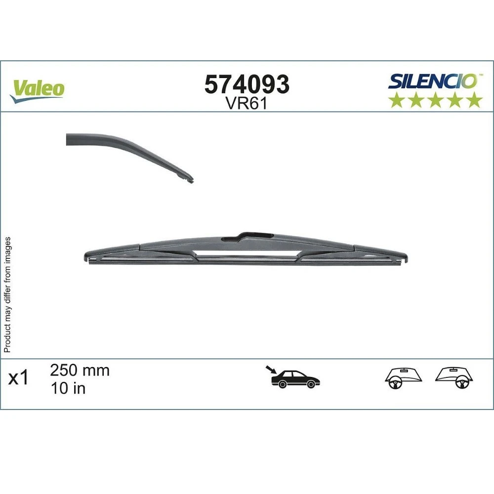 Torkarblad Valeo Silencio Rear för Toyota Prius C Aqua